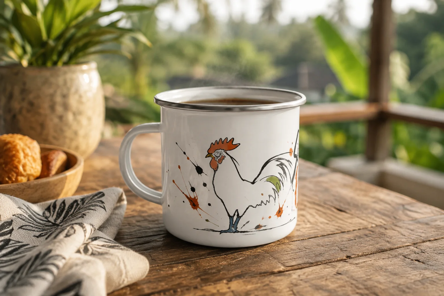 Selamat Pagi Enamel Mug product image (2)