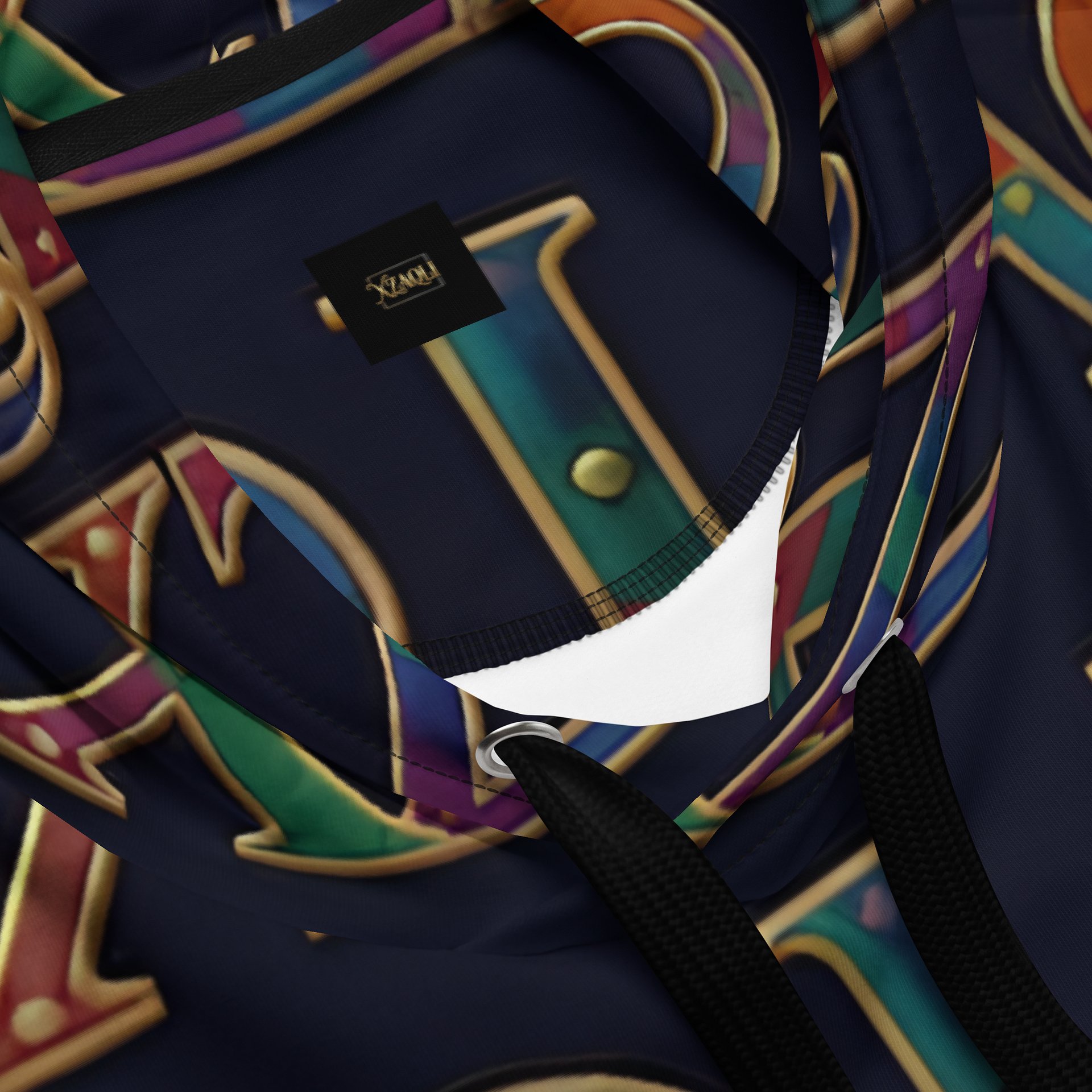 XZAQLI Prism Monogram Hoodie product image (4)