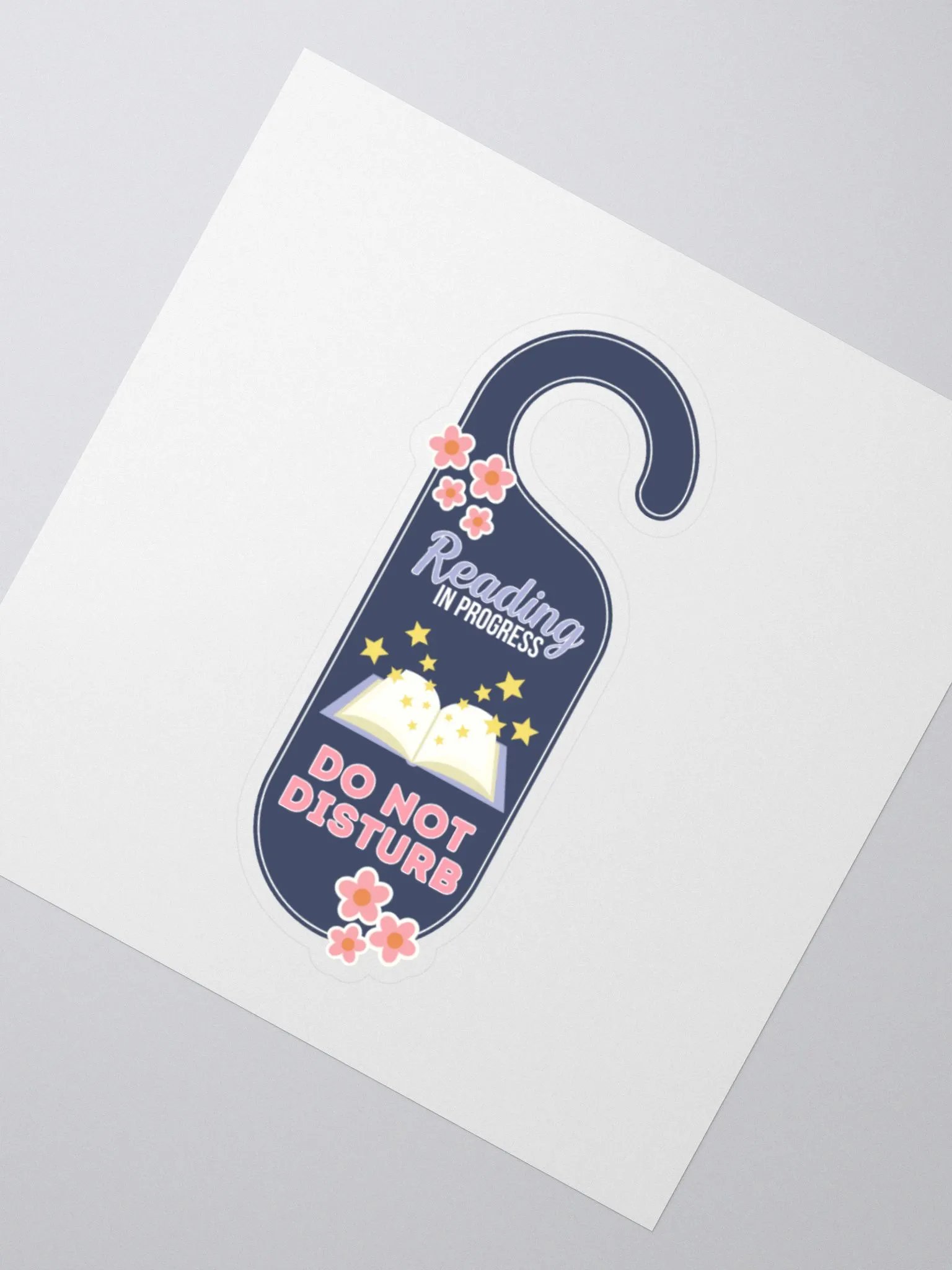 Reading in Progress - Do Not Disturb Sticker product image (2)