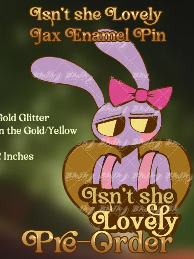 Isn't She Lovely - TADC Remember Jax Enamel Pin product image (1)