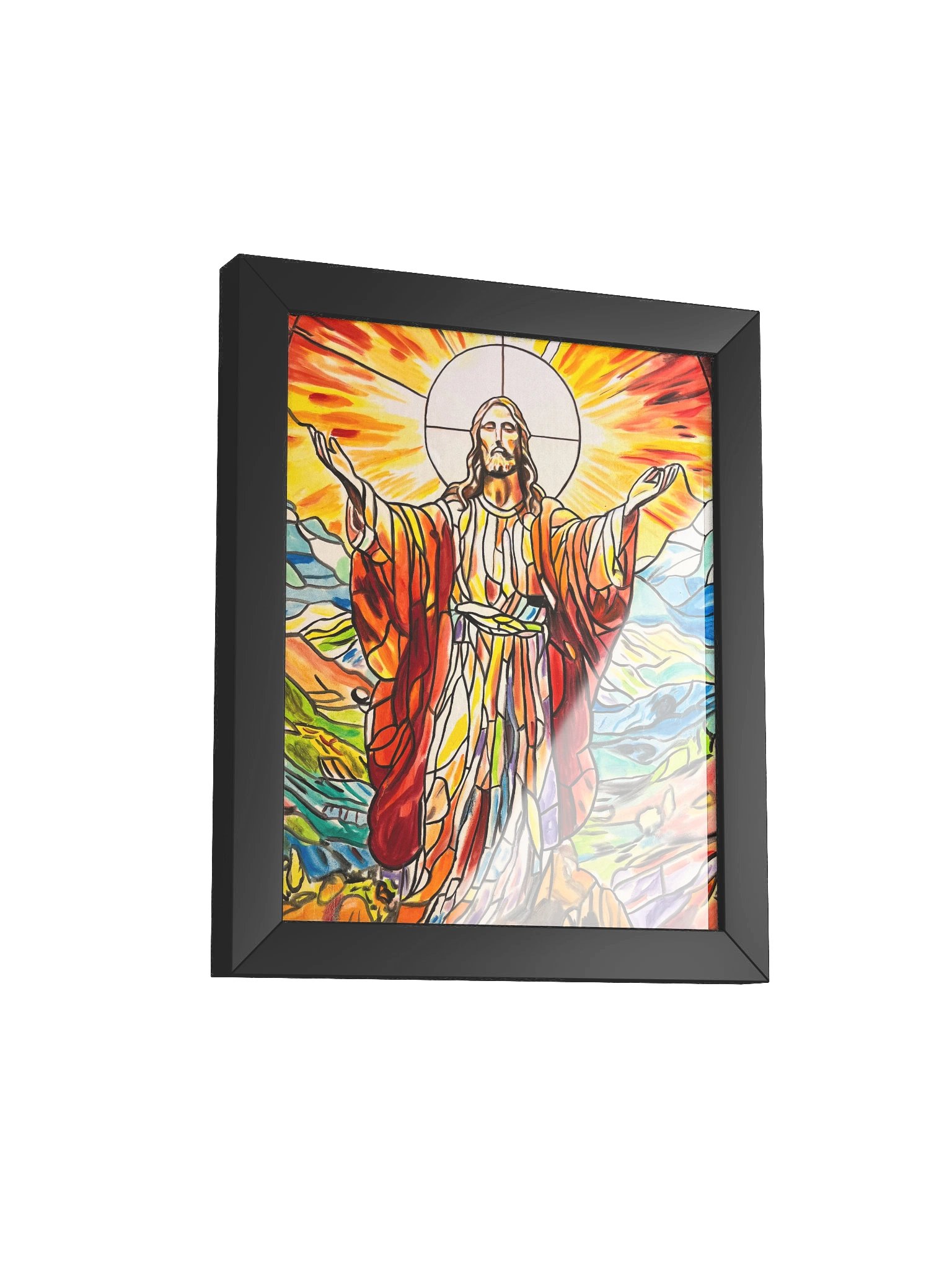 Good Shepherd by Warren Willowdale (Framed High-Quality Matte Poster) product image (2)