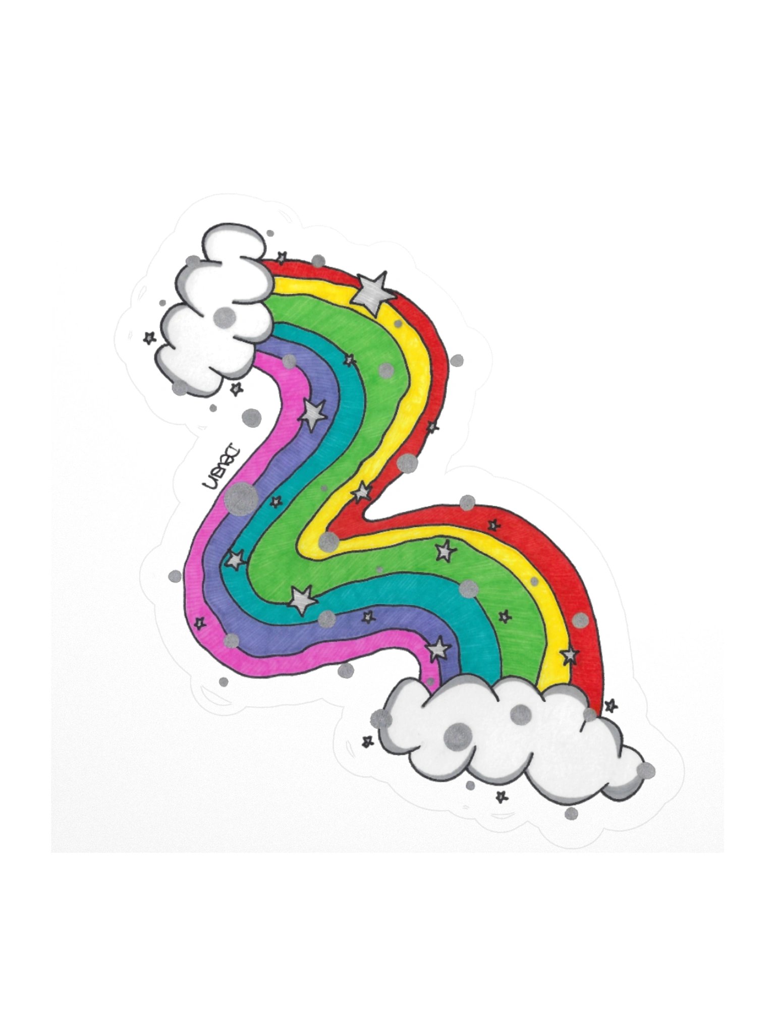 Rainbow Wiggle Sticker product image (1)