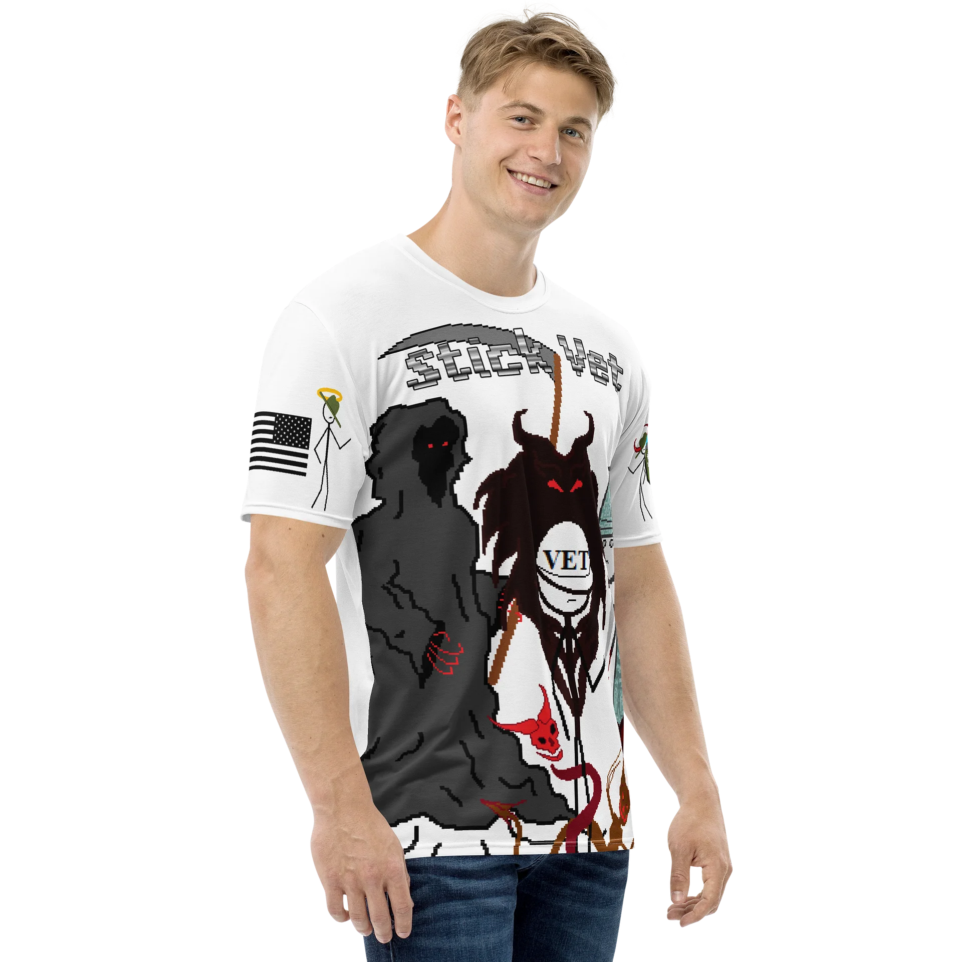 Stick Vet Comics Athletic Shirt product image (1)