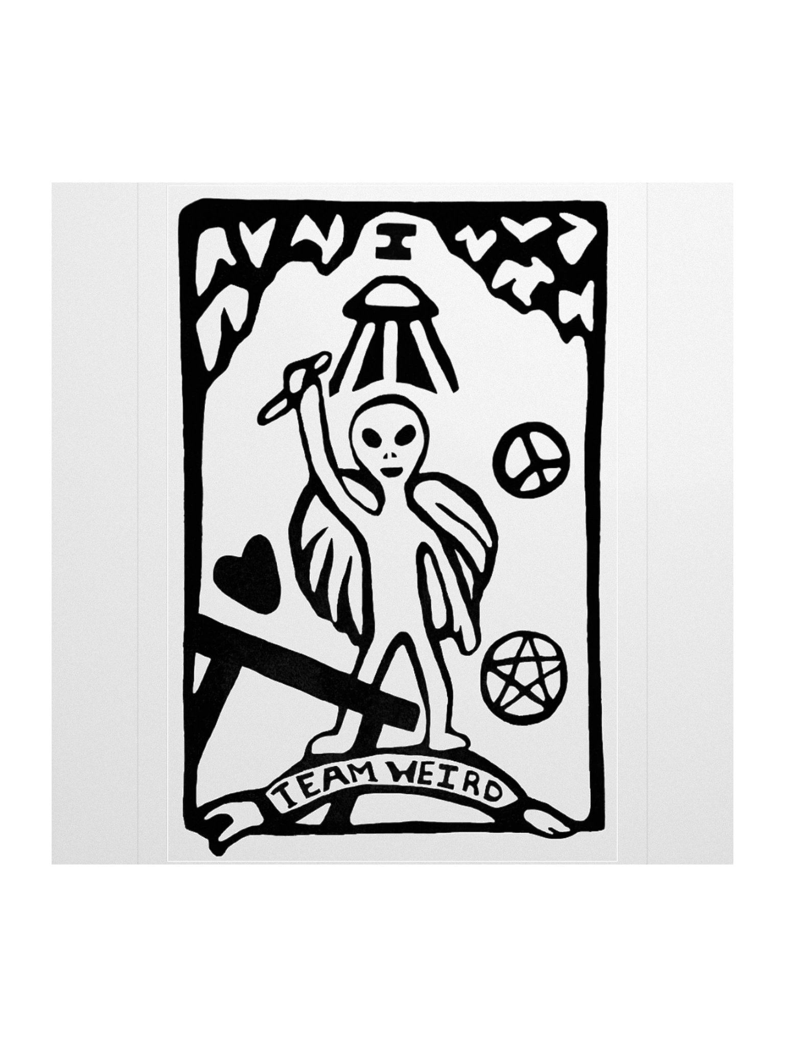 Team Weird Tarot Sticker product image (2)