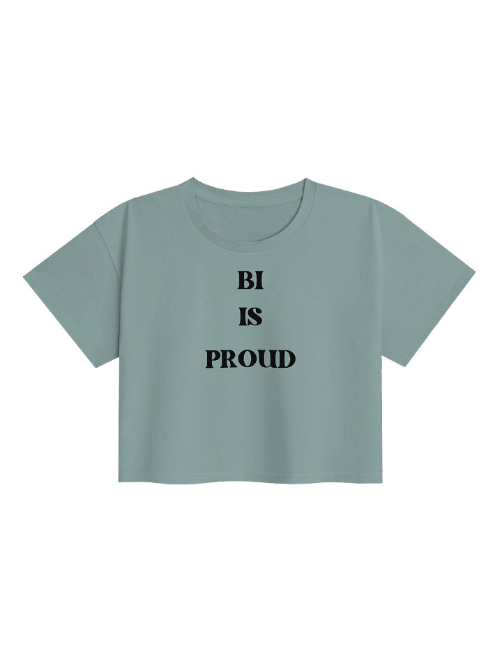 Bi is Proud Retro Pride Crop Top product image (1)