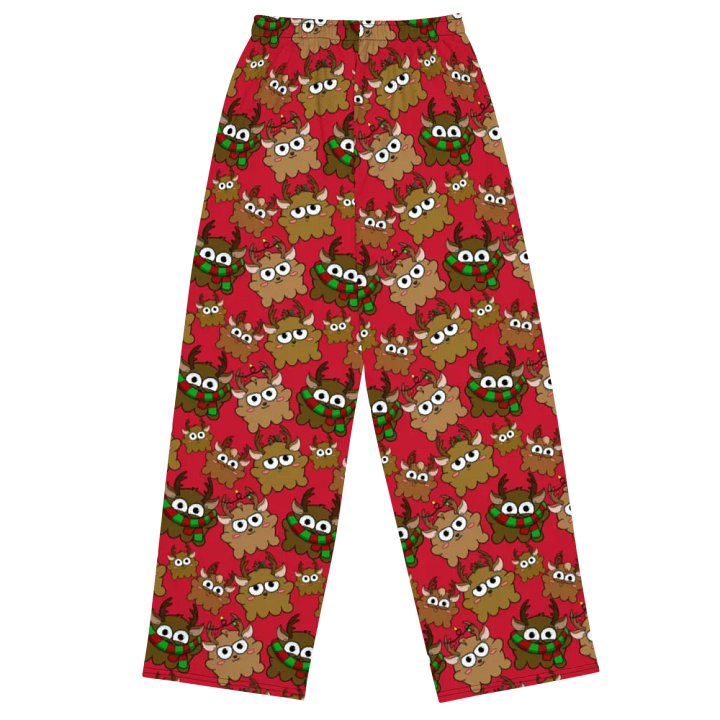 Red Globdeer Pajama Pants product image (2)