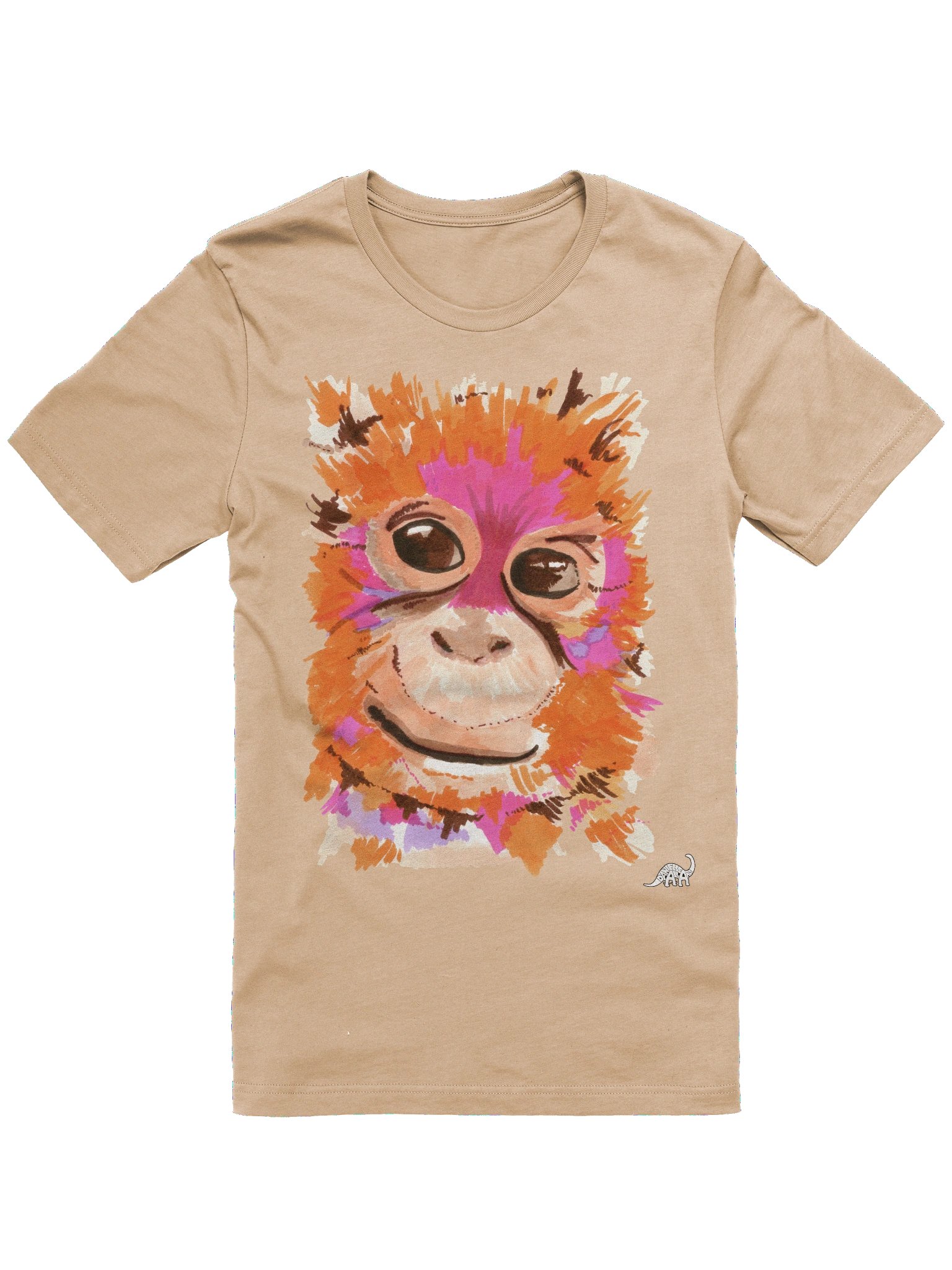 Orangutan Watercolour Supersoft Premium T-Shirt product image (2)