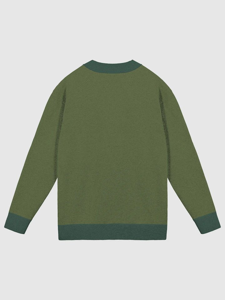 CURRENTLY IN BURNOUT (sm. design, duotone green) knitwear cardigan product image (2)