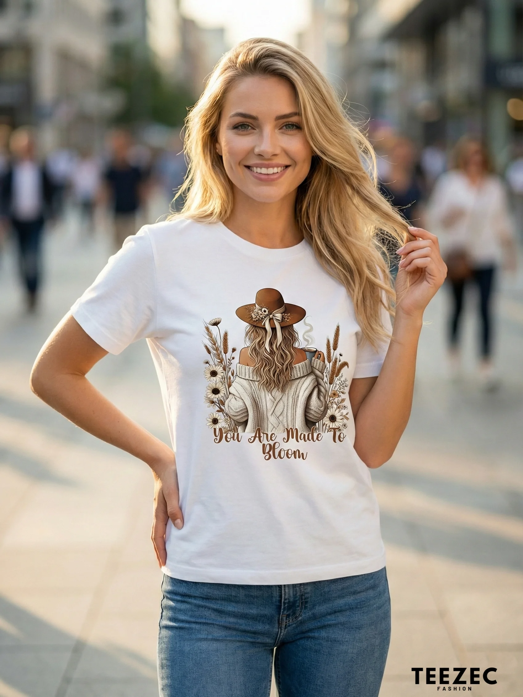 You Are Made To Bloom – Women’s Premium Graphic T-Shirt product image (3)