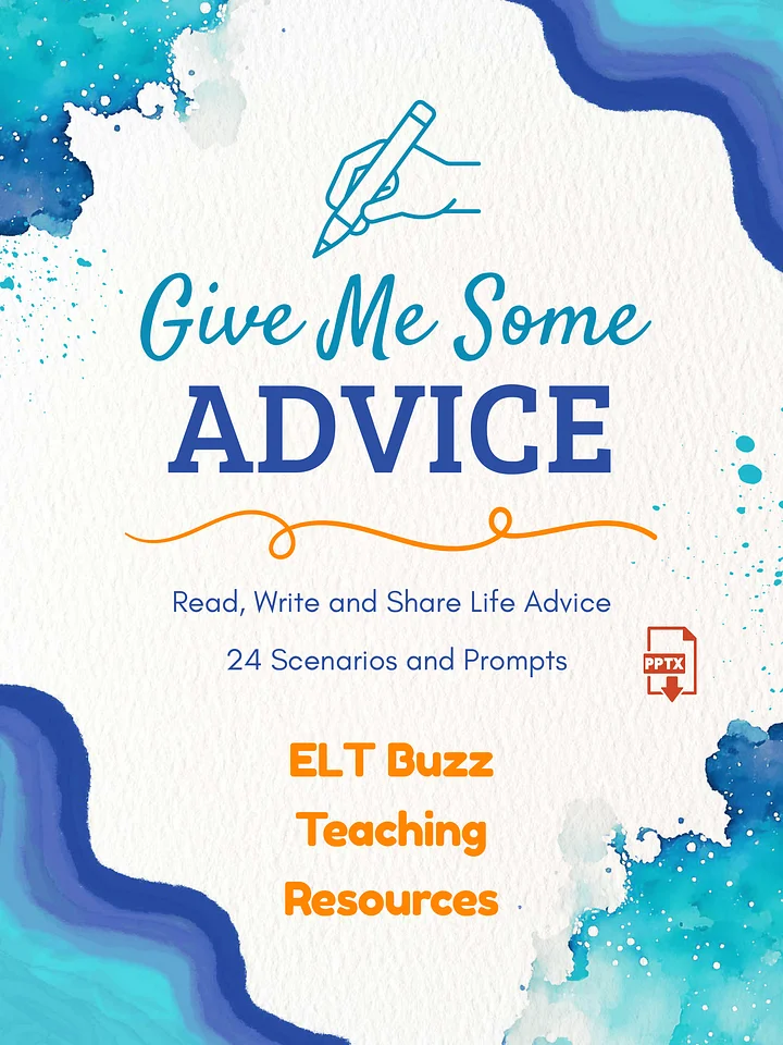 Dear David. Giving Advice Writing Activity Book + PPTx. product image (1)