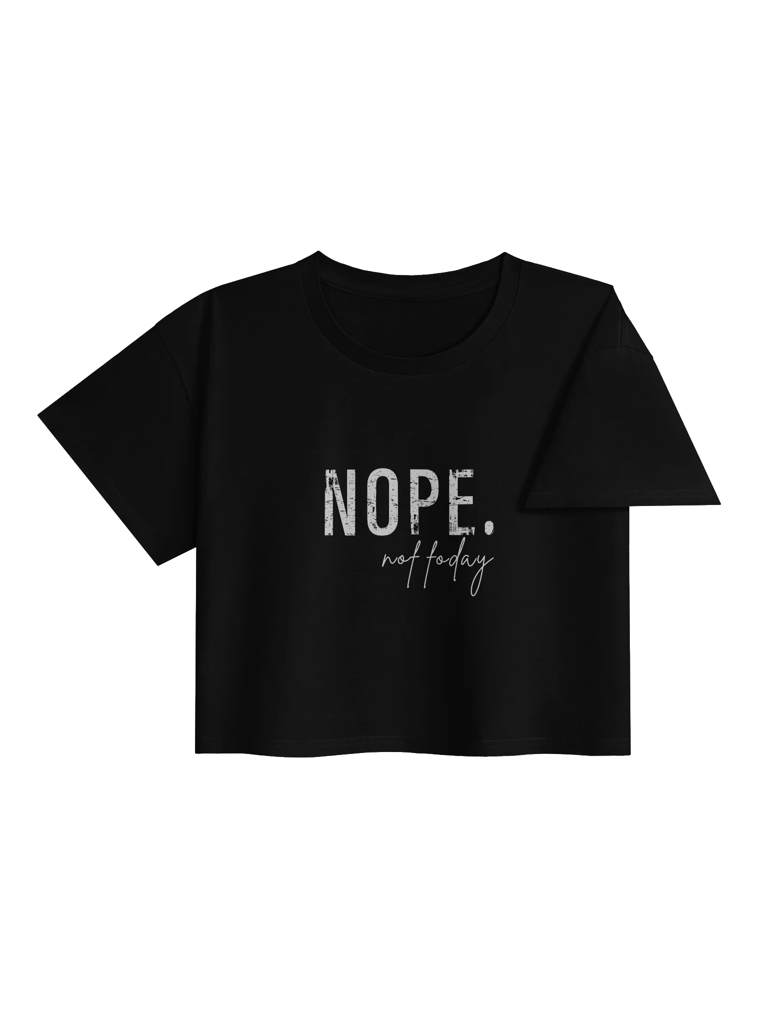 NOPE. Not Today Premium Crop Top product image (4)