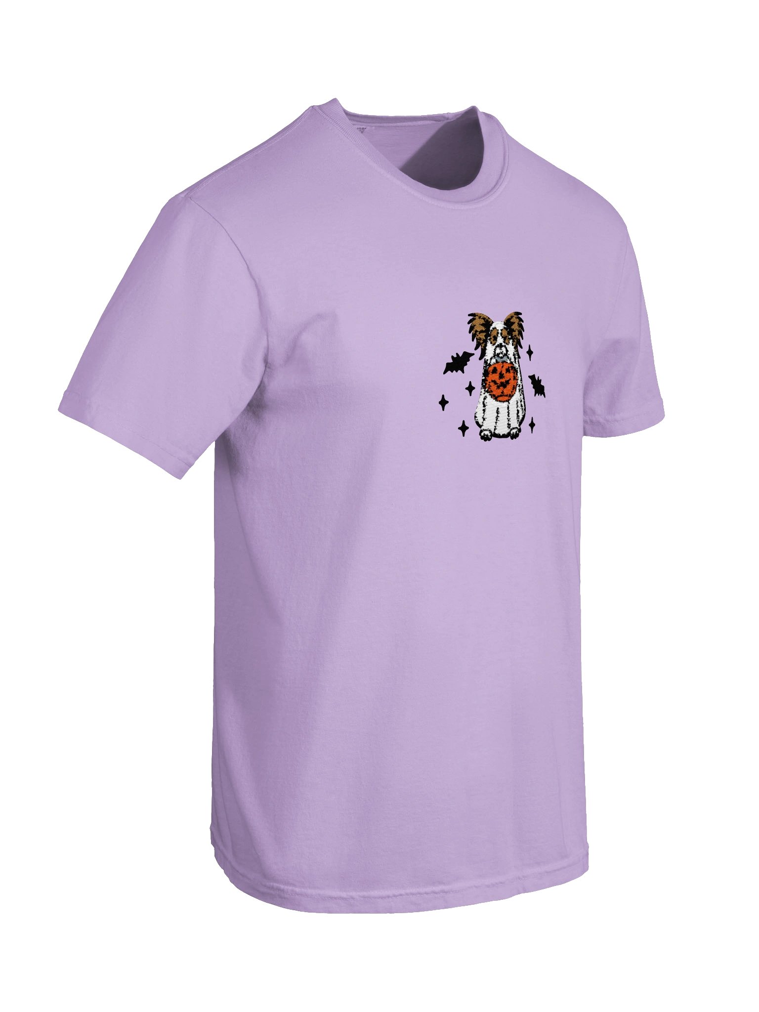 Halloween Papillon(Sable) Embroidered T-Shirt product image (9)