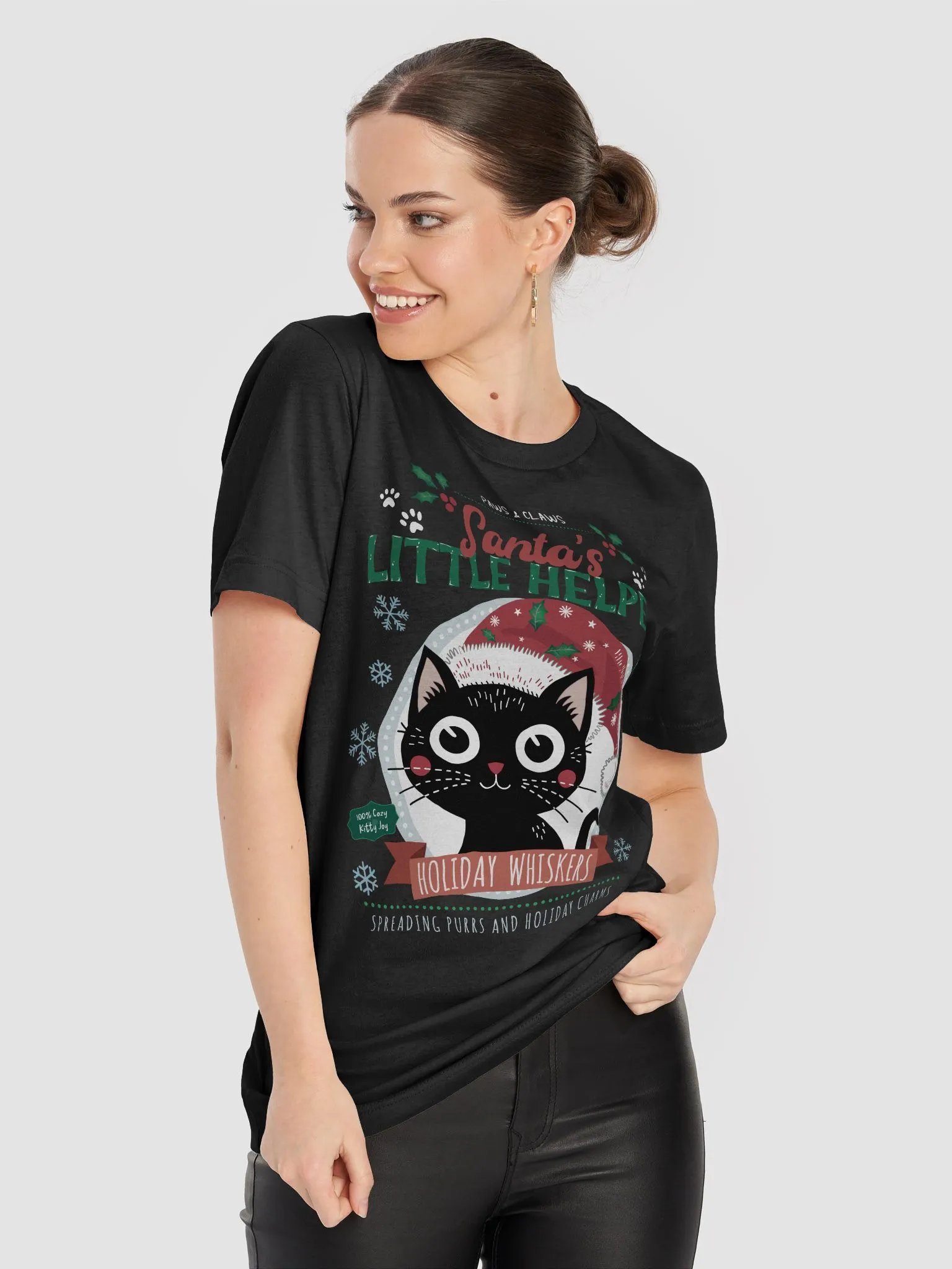 Santa's Little Helper T-Shirt -Dark colors product image (1)