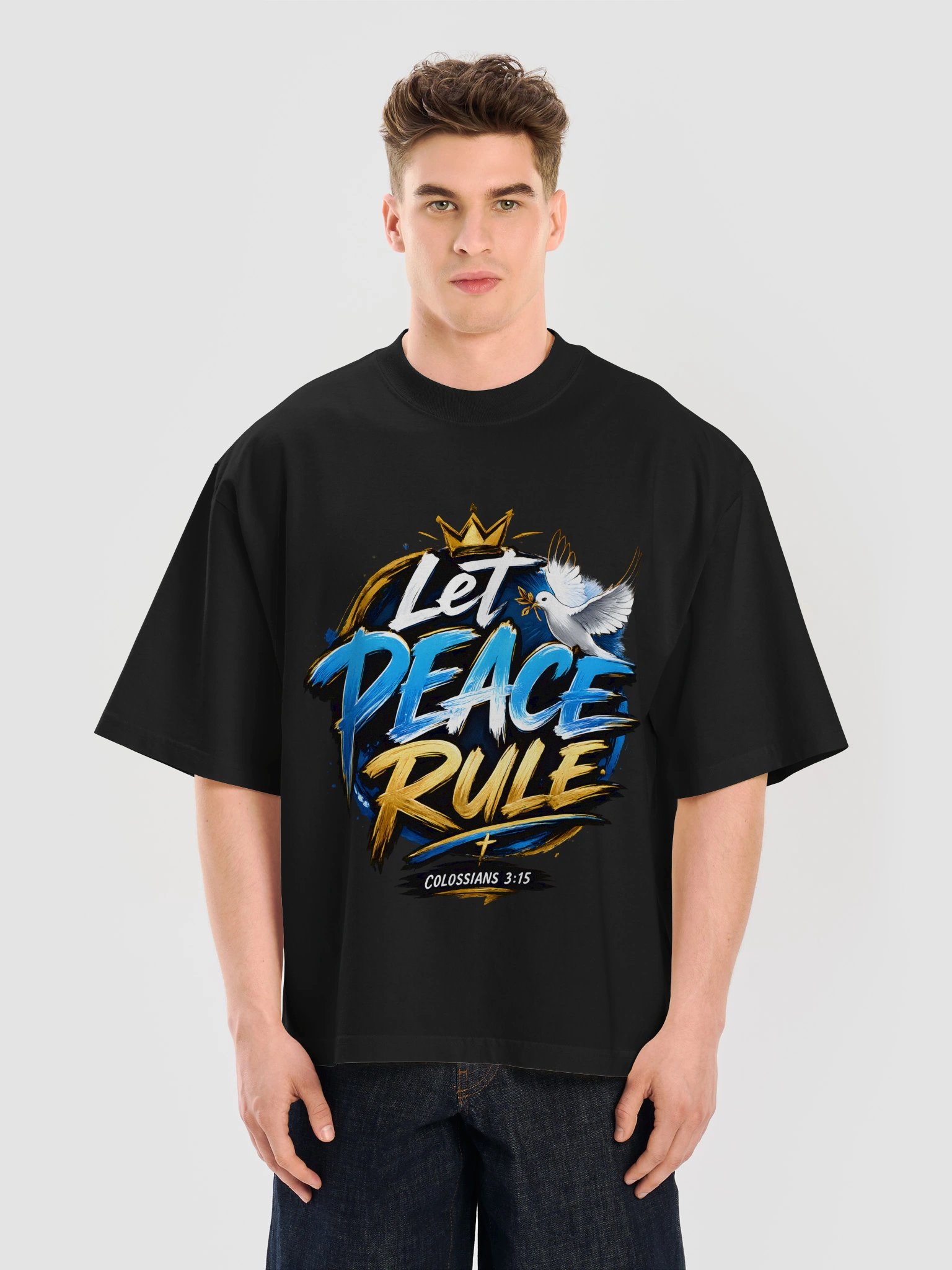 Let Peace Rule Dove Tee product image (9)