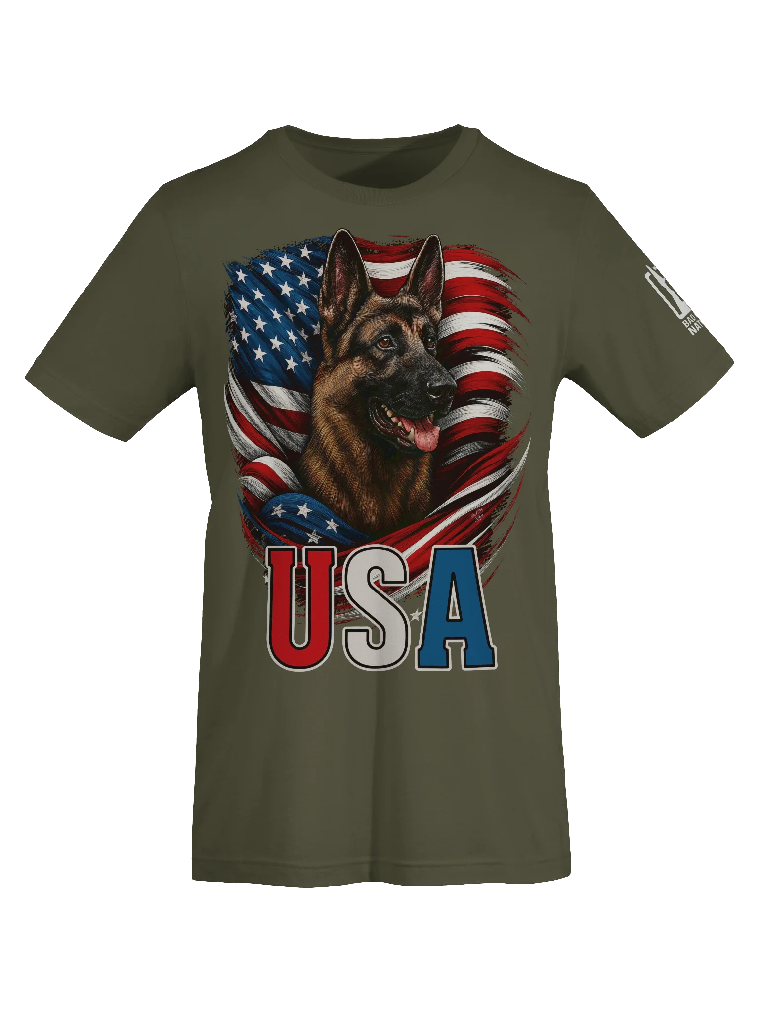 USA German Shepherd - Premium Adult Unisex T-shirt product image (1)