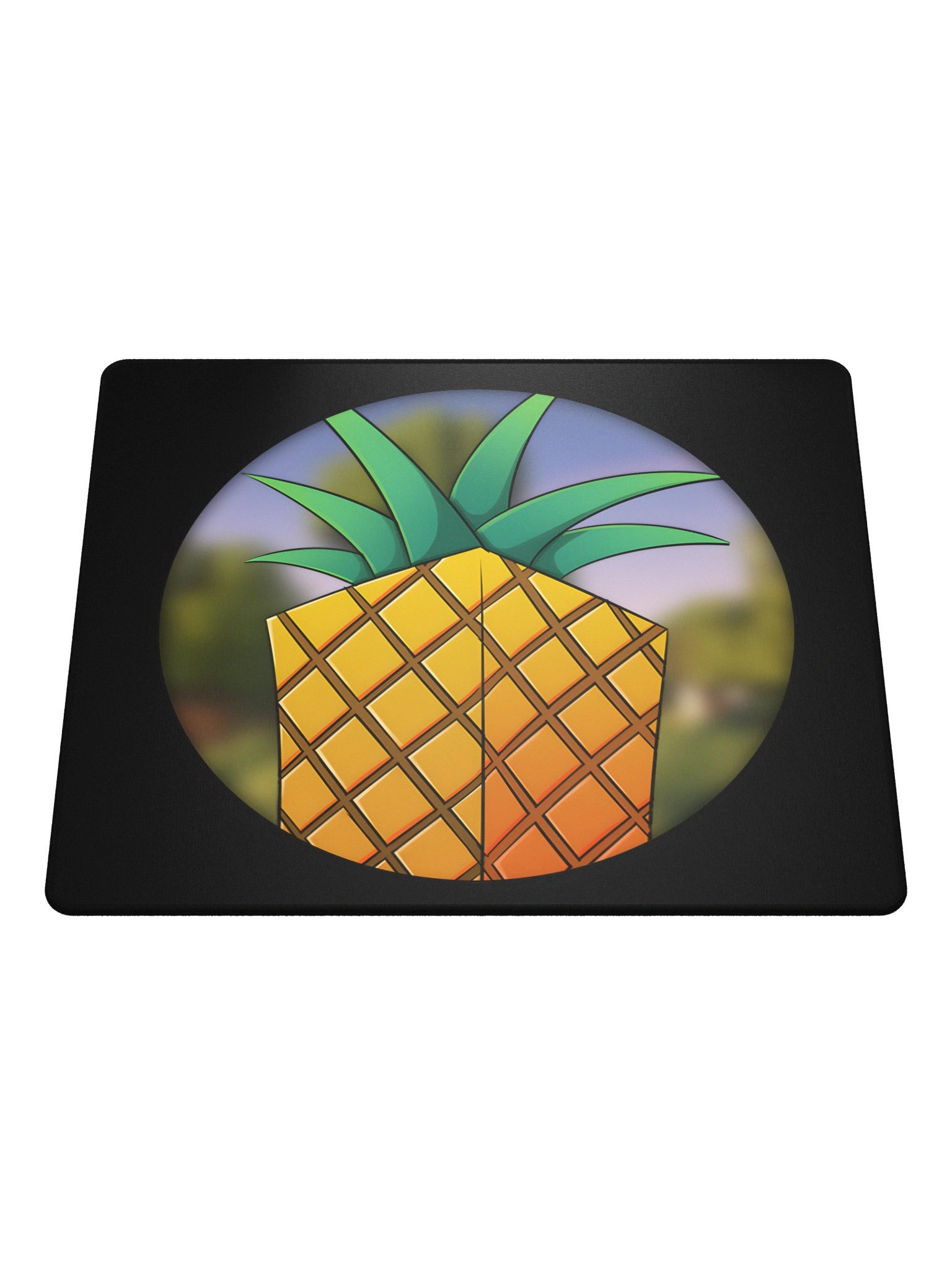 Pineapple Circle Gaming Mouse Pad product image (1)