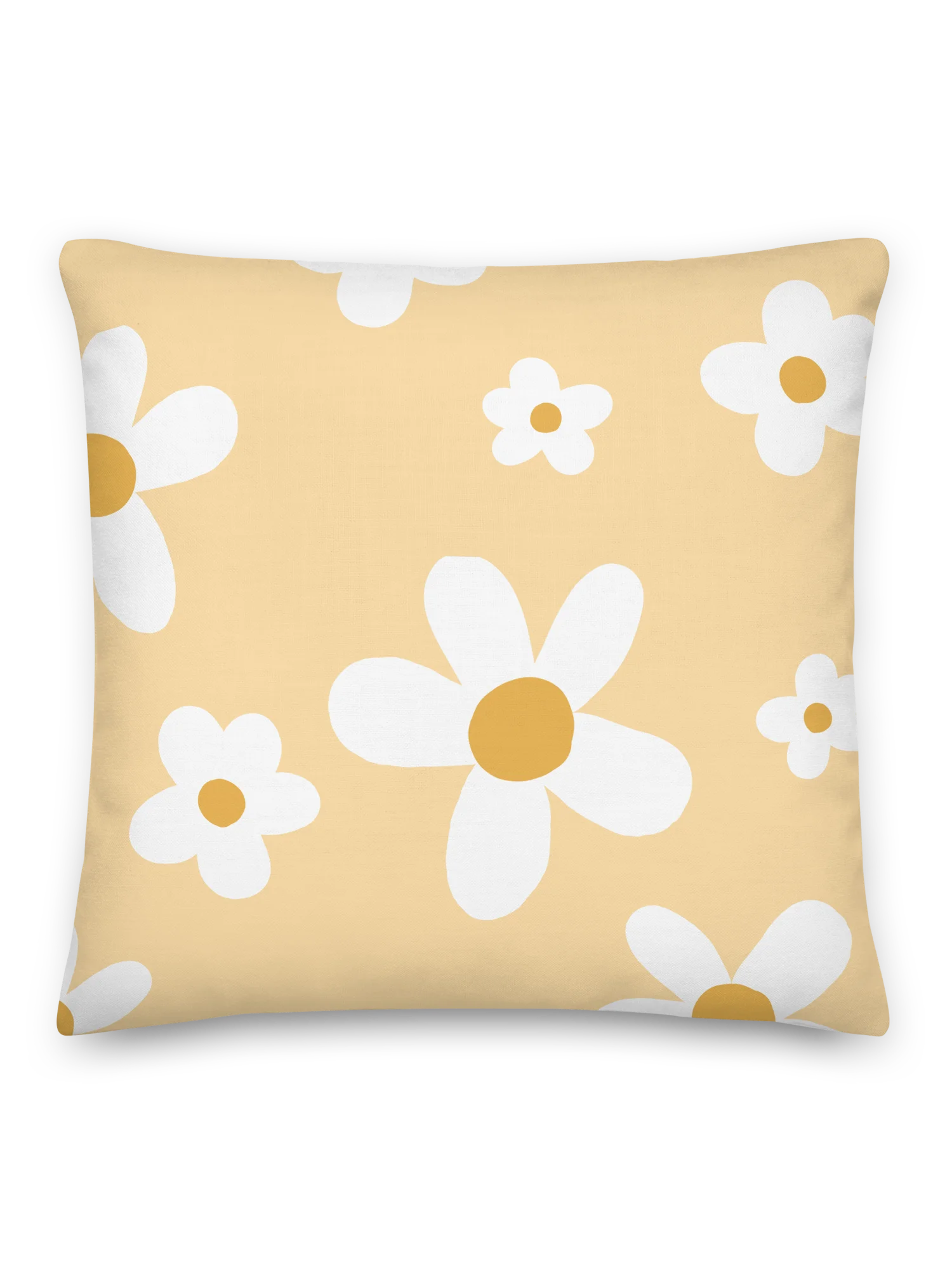 DAISY BUTTERYELLOW FLOWER PILLOW product image (1)