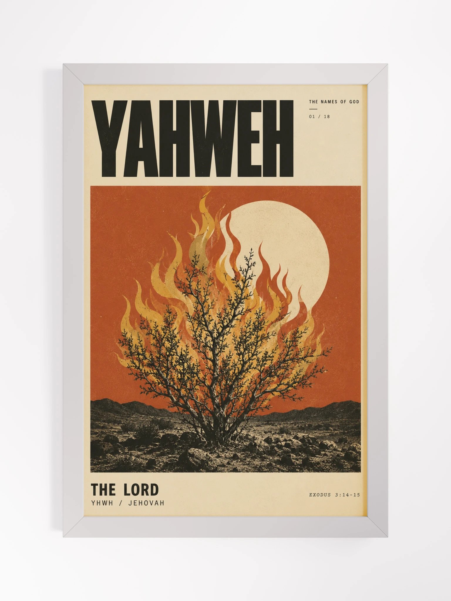 Yahweh | Names of God Framed Print product image (21)