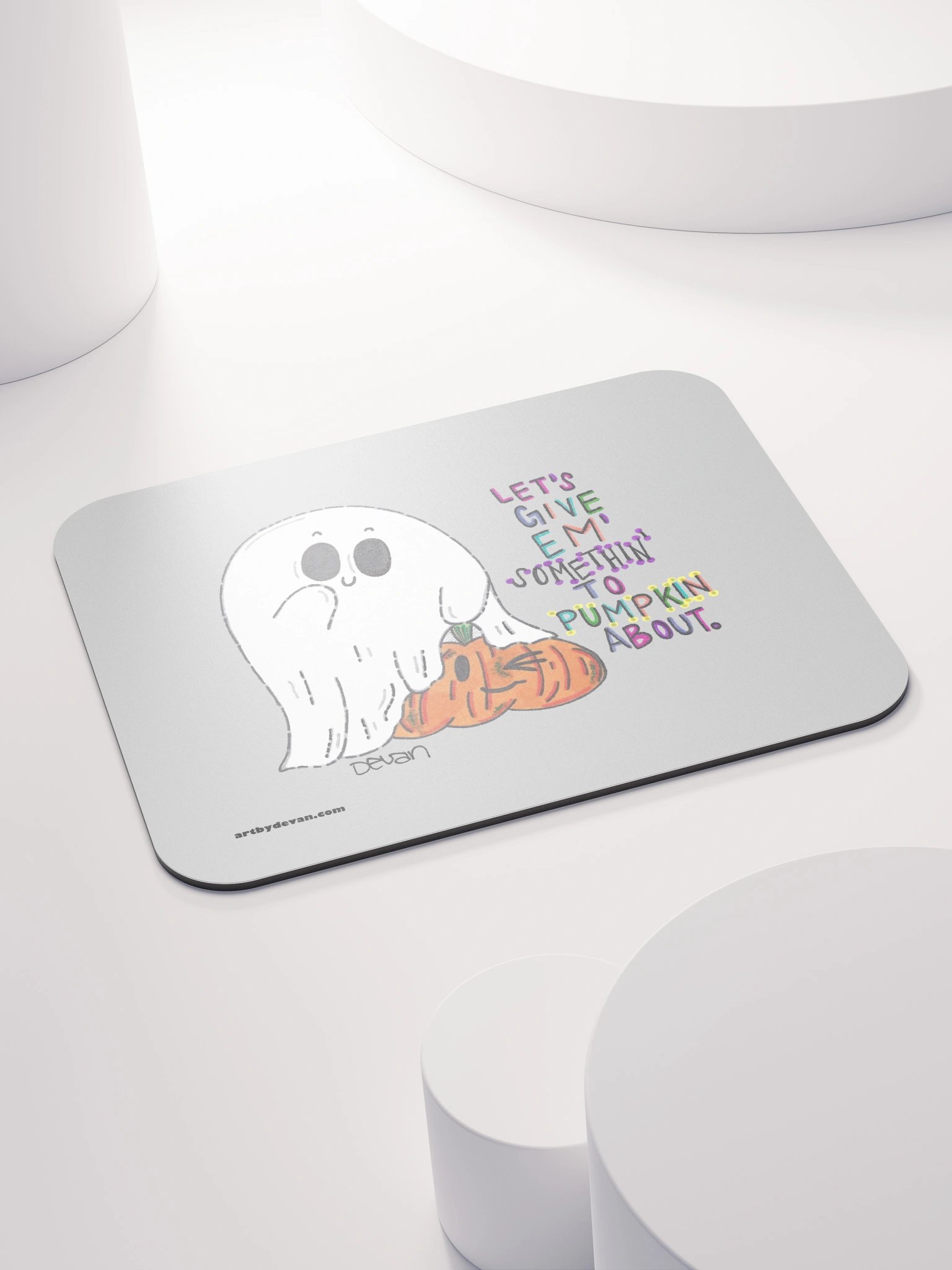Ghost: Let's Give Em' Pumpkin Mousepad product image (4)