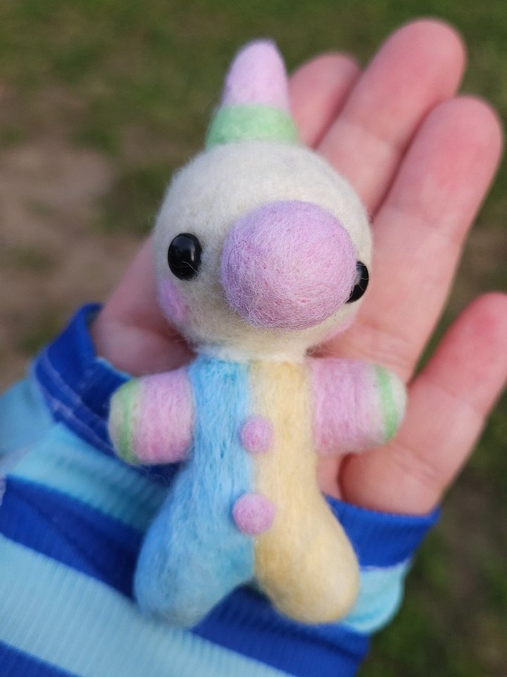 Pastel Tumi Needle Felt Figurine product image (1)