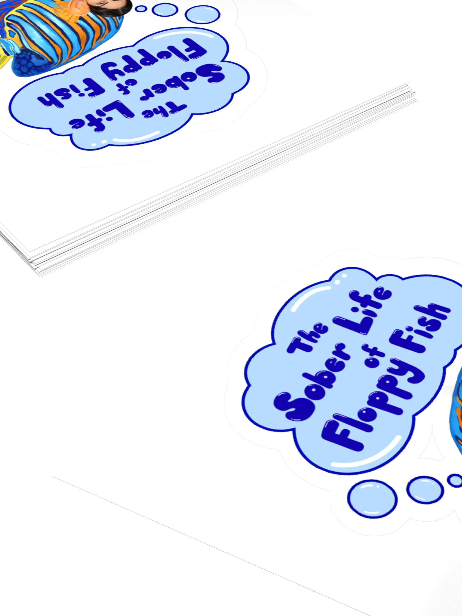 Sober Floppy Fish Sticker product image (16)