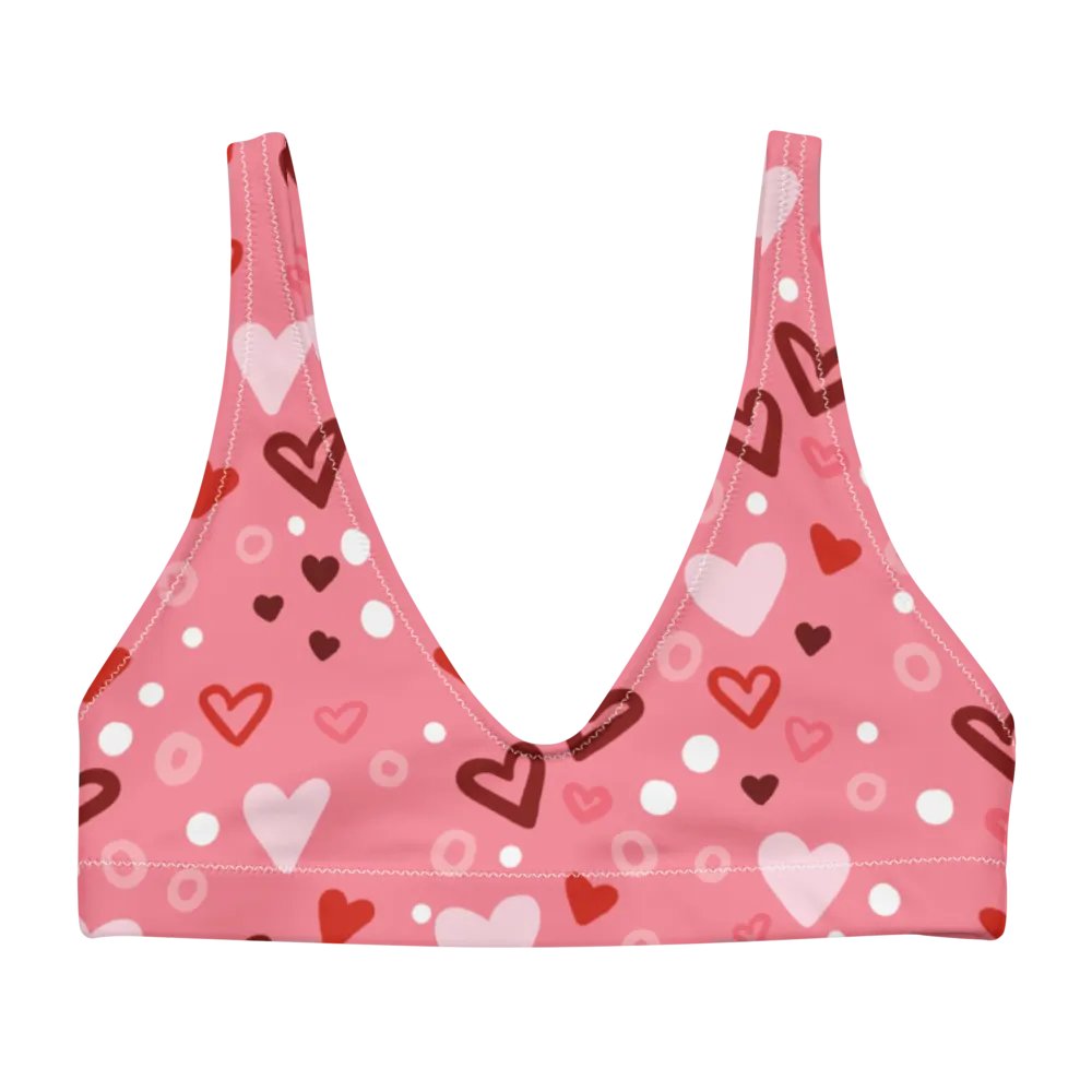 Heart Print Bikini Bra product image (3)
