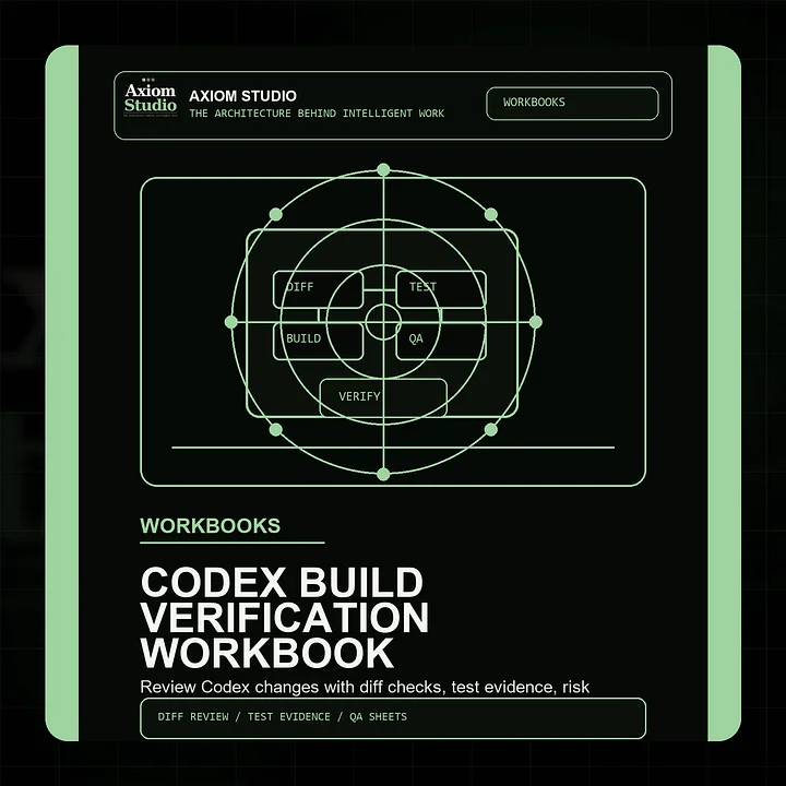 Axiom Codex Build Verification Workbook product image (1)