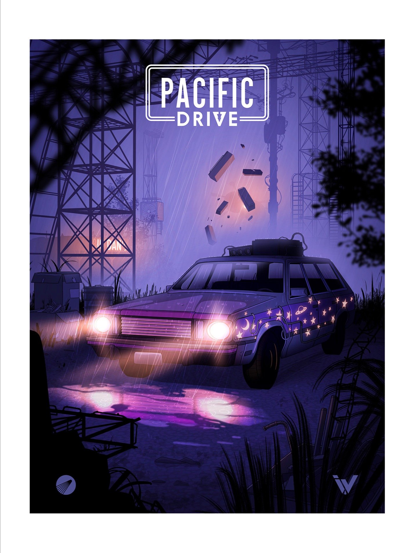 Pacific Drive Poster by Dana Ulama Official Art Print product image (1)