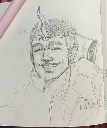 Beau doodles 😇🥰🌻💫