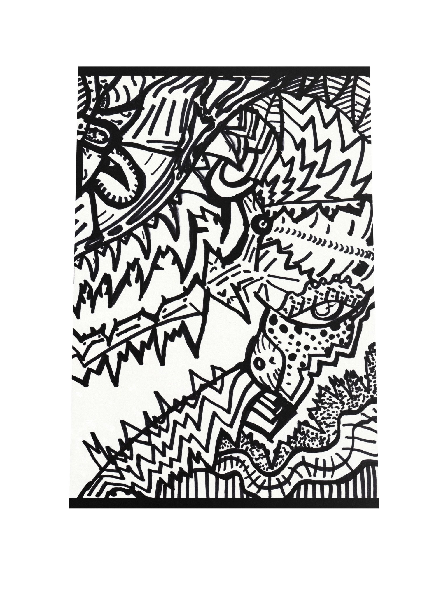#22 Serpent - B&W Poster product image (1)