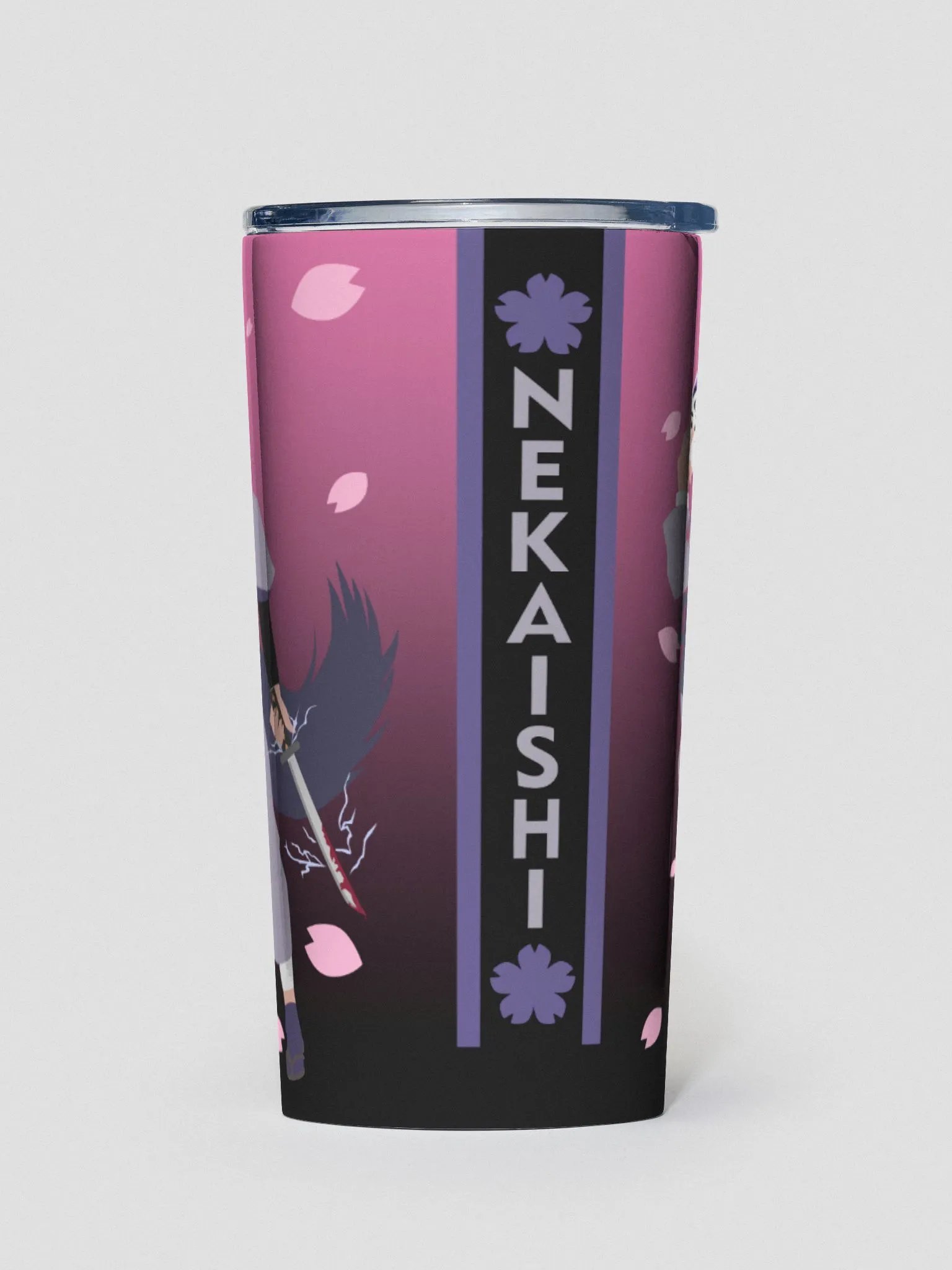 20oz Stainless Steel Tumbler | Dark Mode | Pink Fade product image (2)