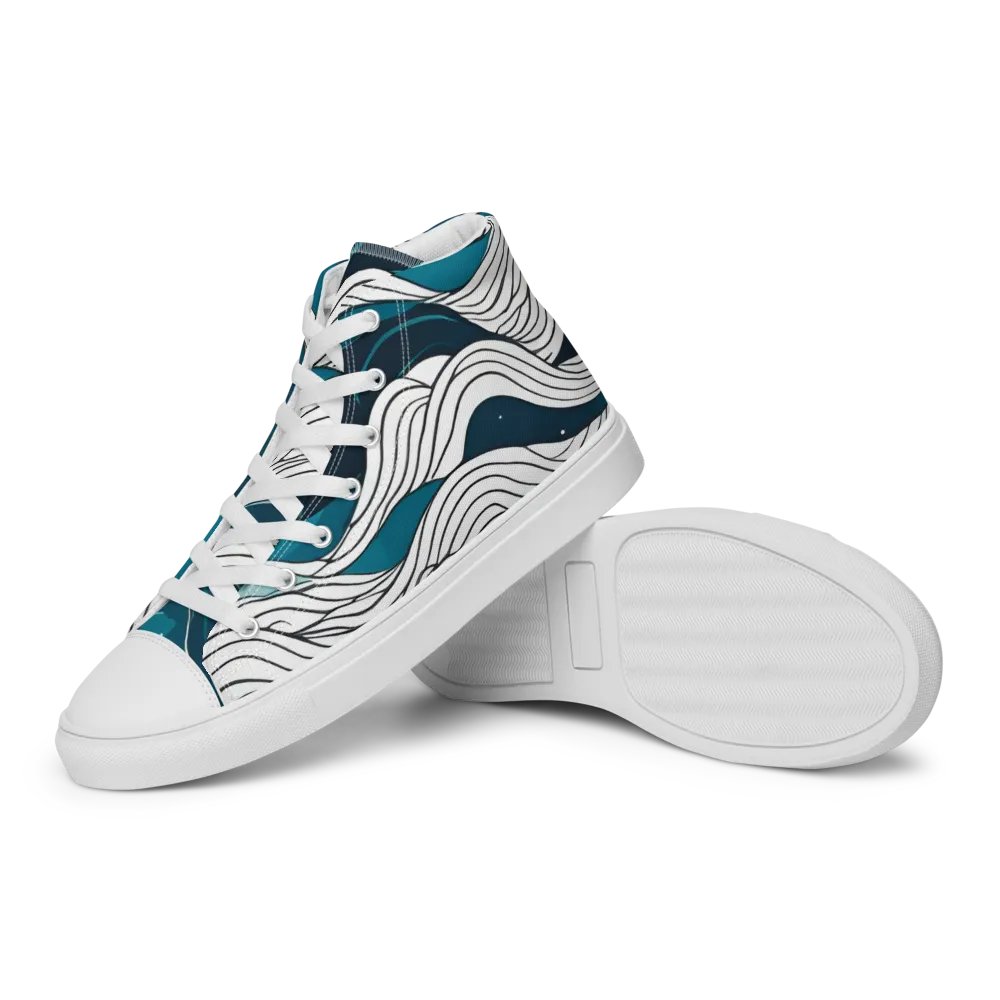Fluidity Blue High Tops product image (12)