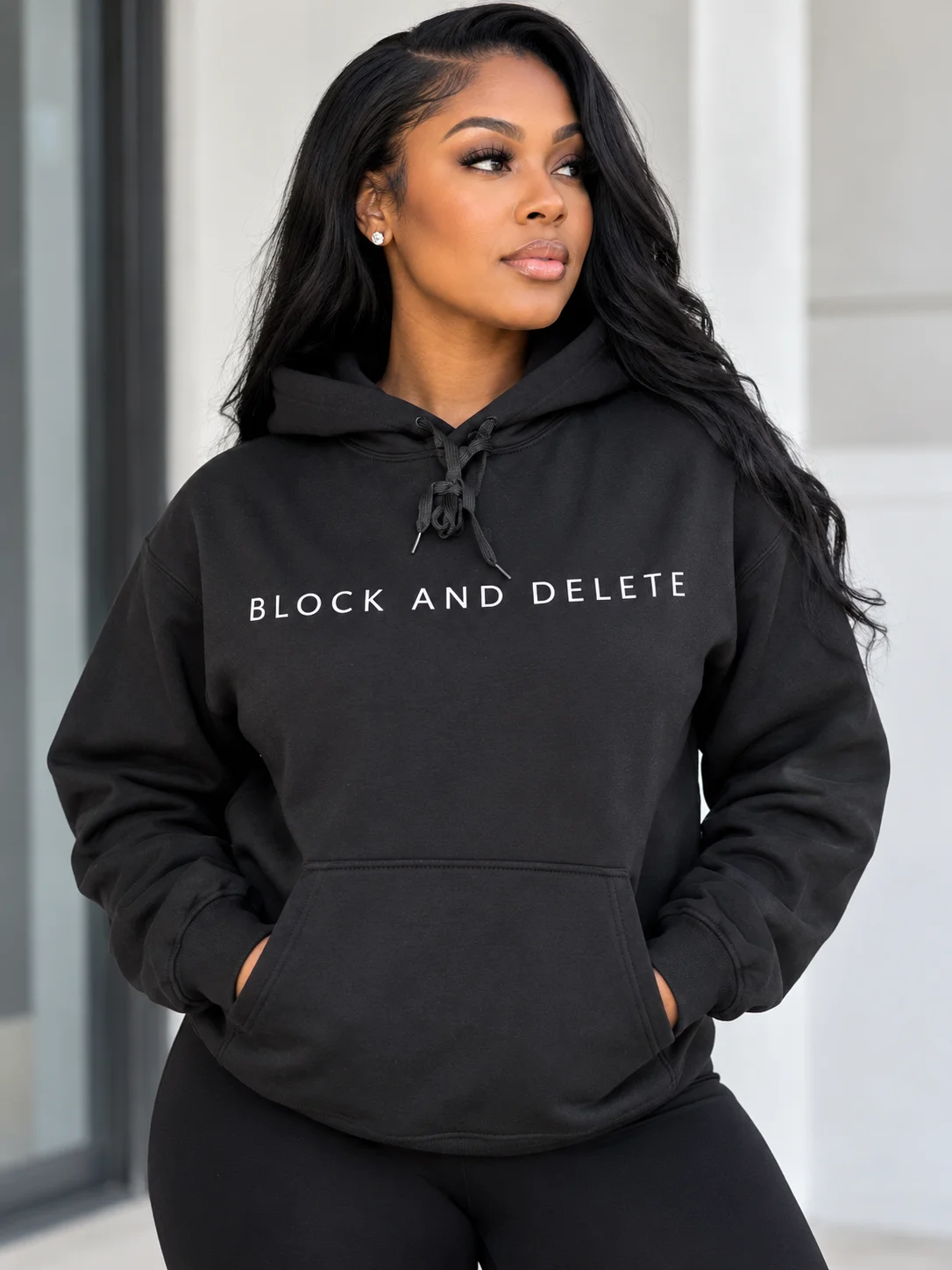 Block and Delete Unisex Hoodie product image (1)