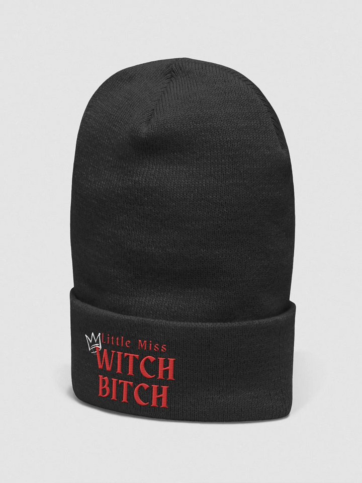 Little Miss Witch Bitch Cuffed Beanie product image (4)