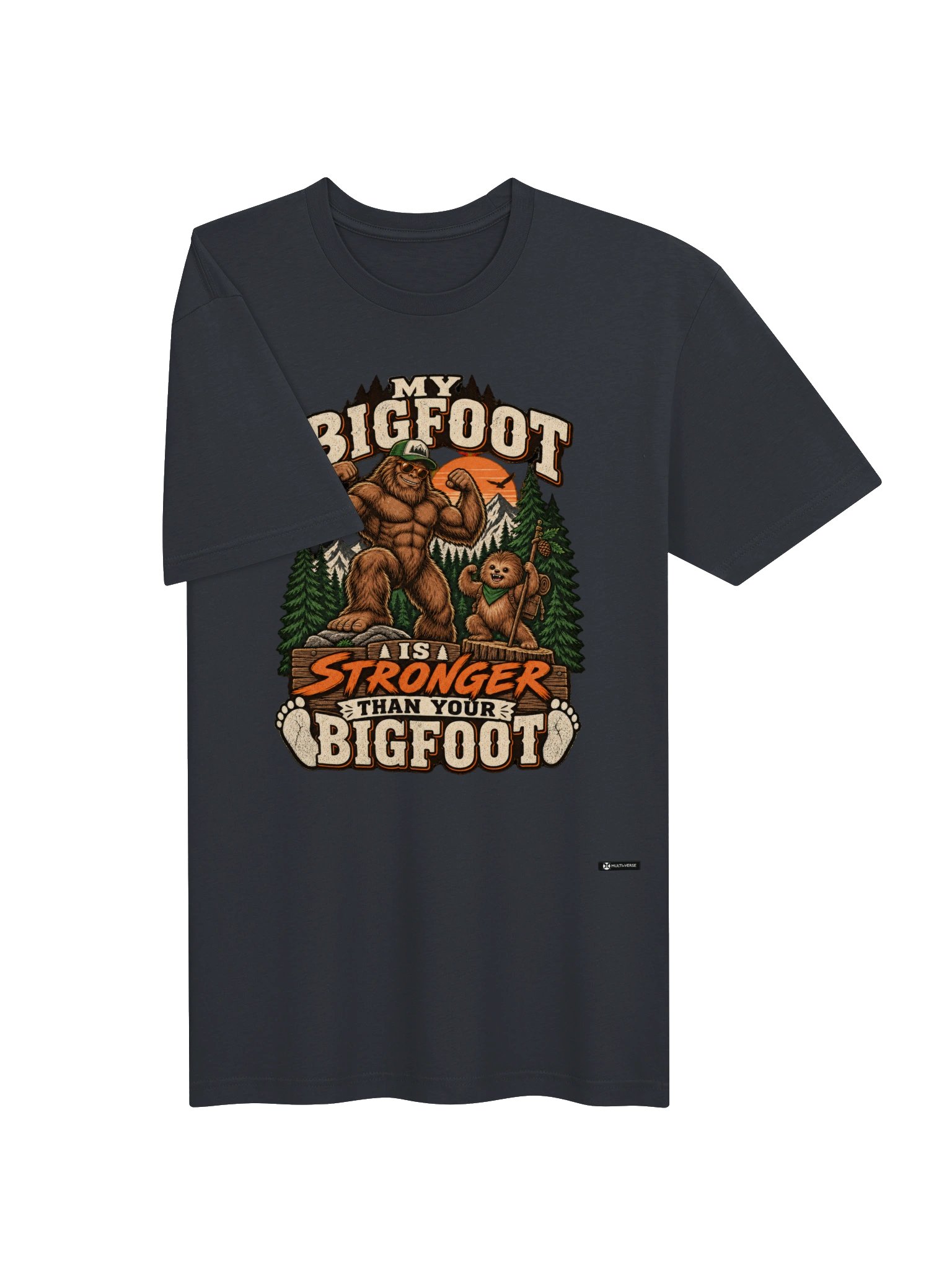 My Bigfoot Is Stronger Than Your Bigfoot Tee product image (19)