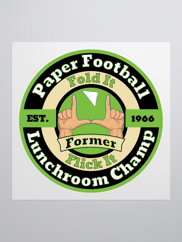 Paper Football Champ Sticker product image (1)