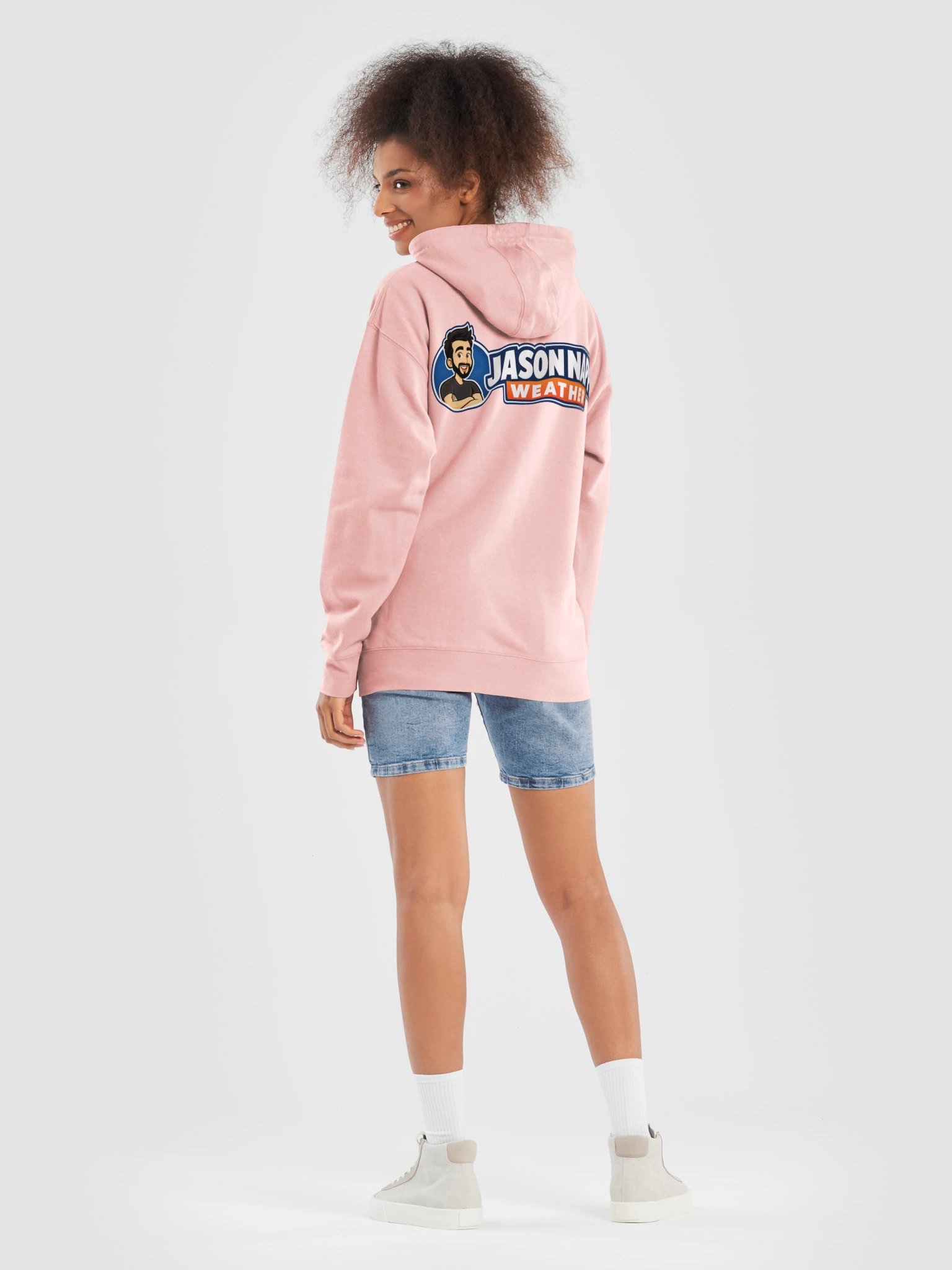 Jason Nappi Weather Signature Logo Hoodie Pink product image (8)
