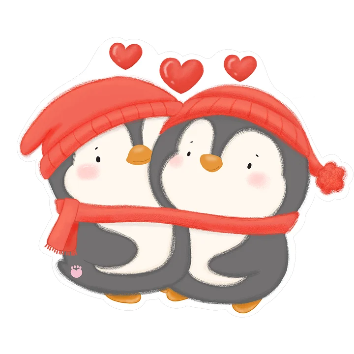 Cozy Penguin Sticker product image (1)
