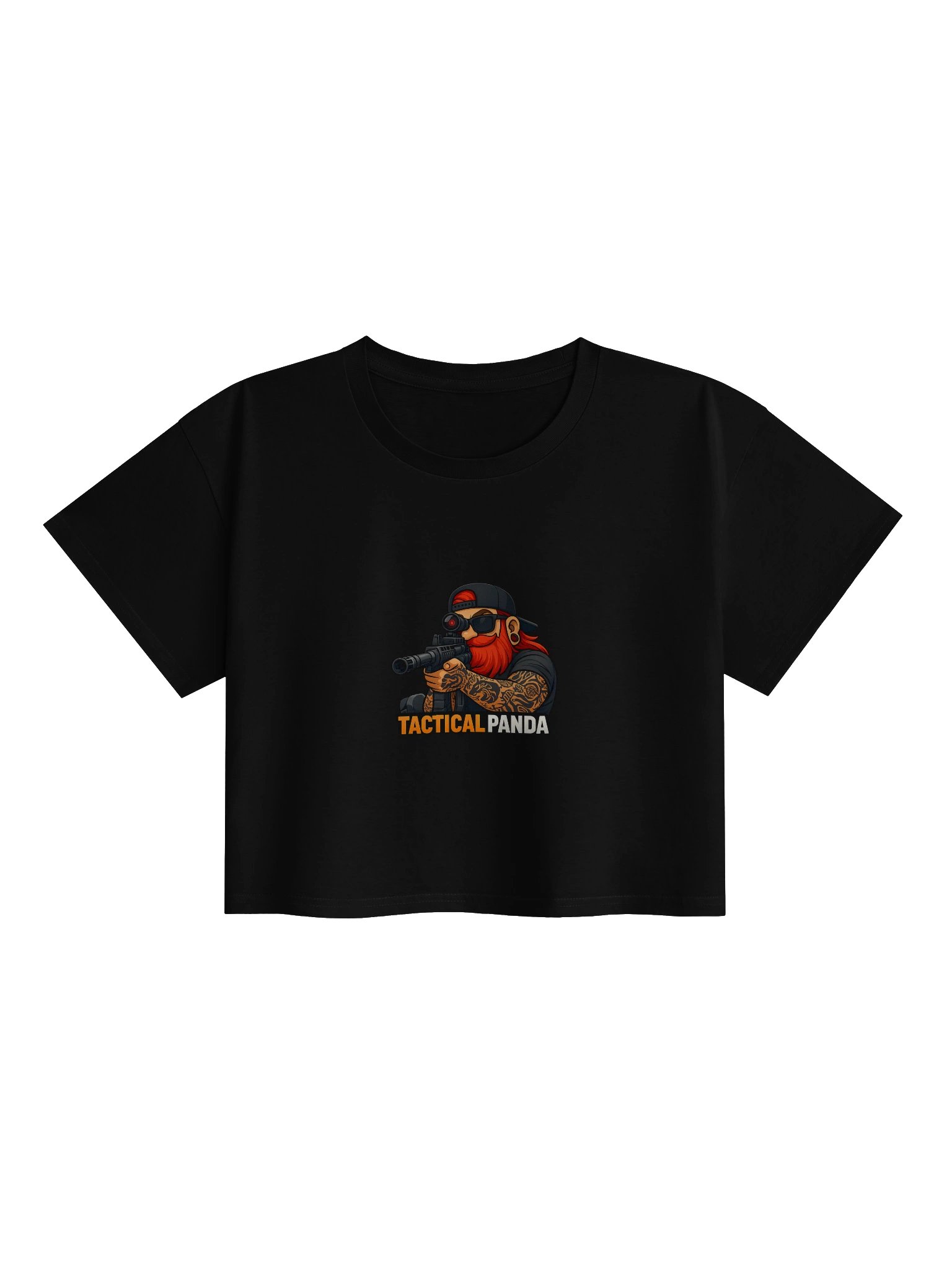 Tactical Panda Crop Top product image (1)