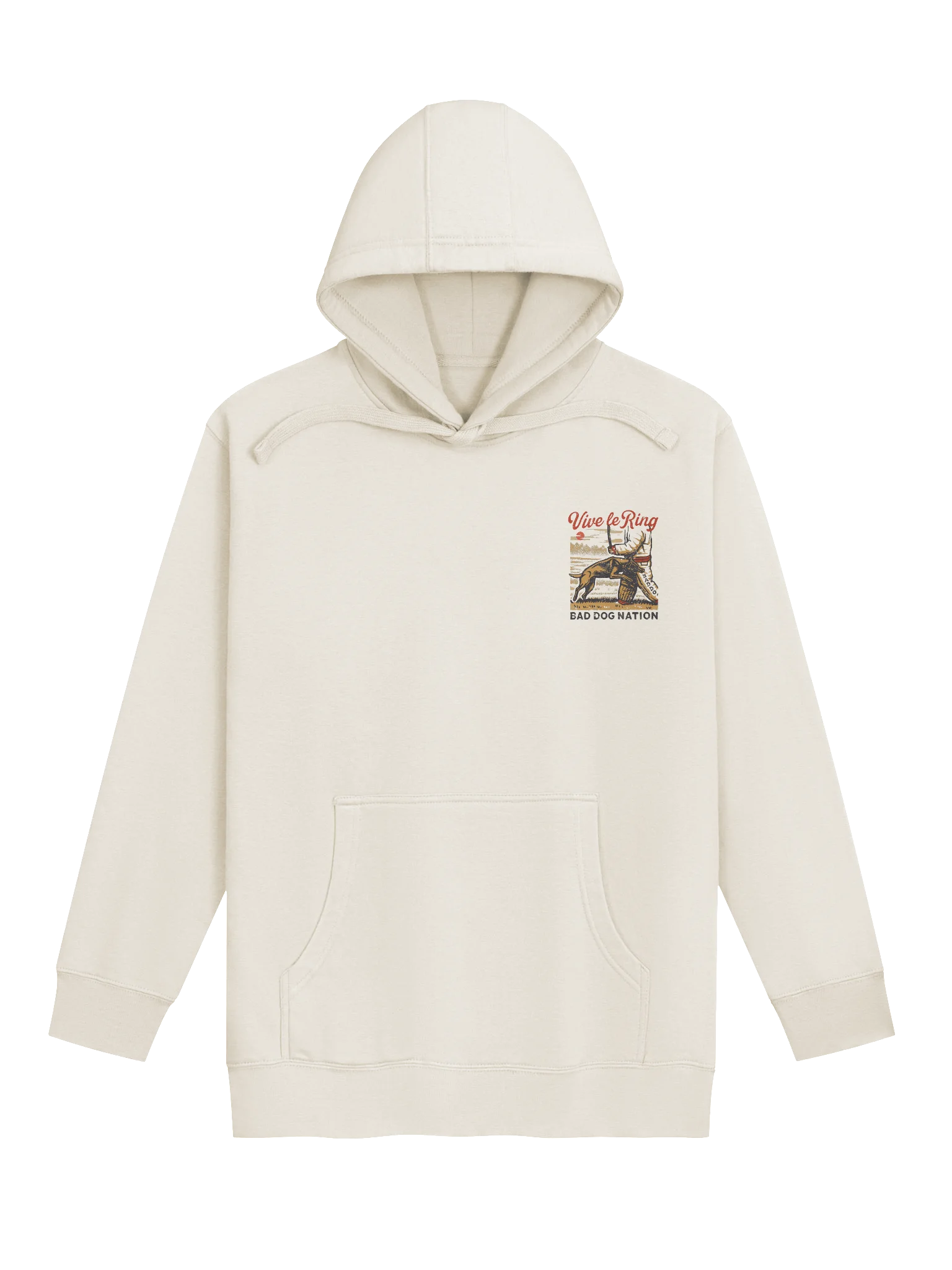 Vive le Ring Vintage - French Ring - Premium Adult Unisex Hoodie product image (2)