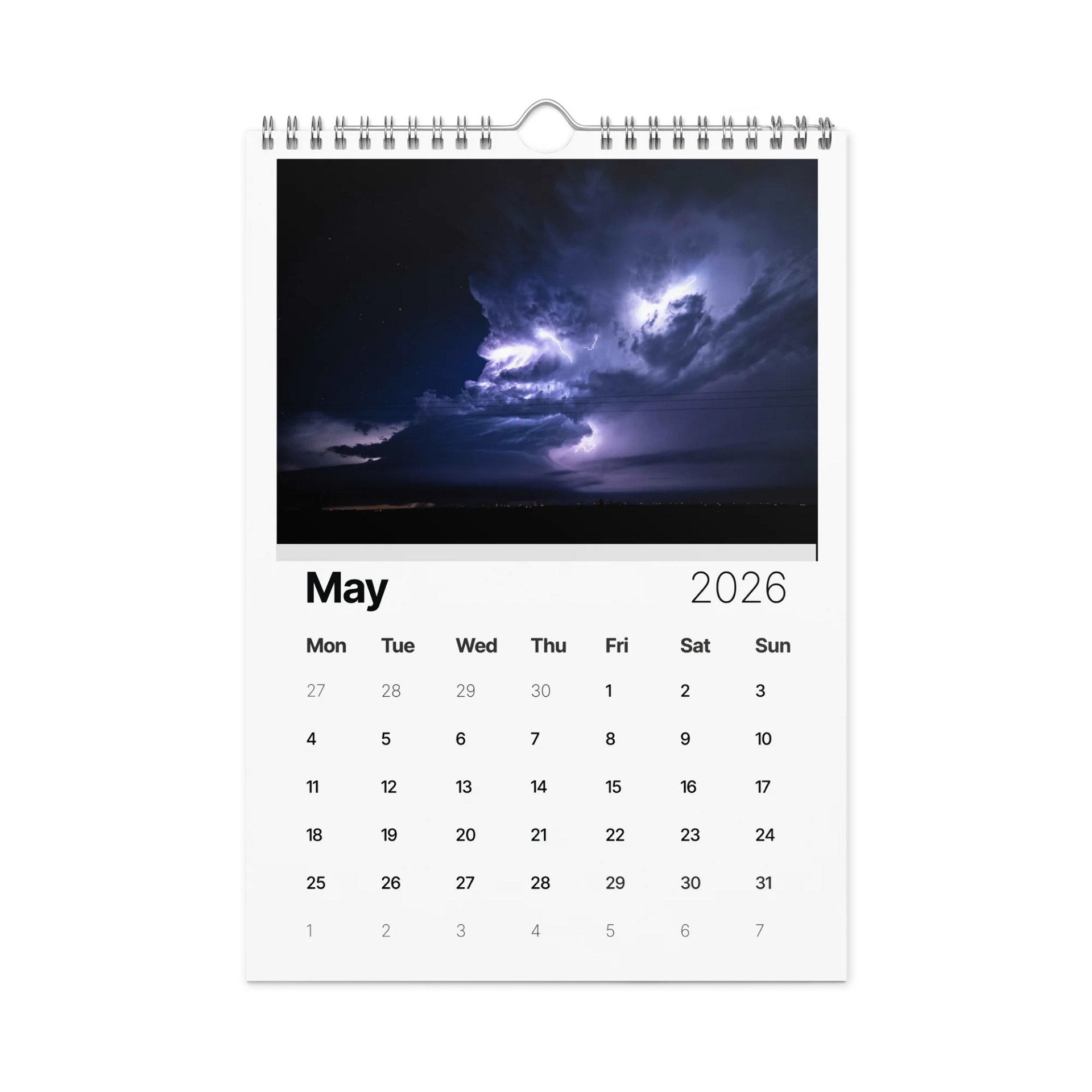 CALENDRIER 2026 ( EN / US ) product image (10)