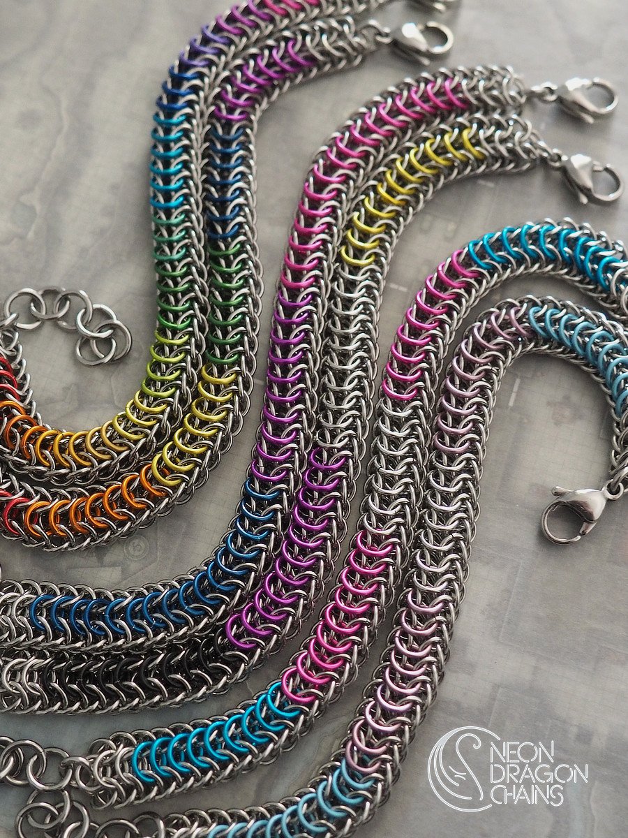 Helios Dragonscale Bracelet / Pride Flag Edition product image (5)