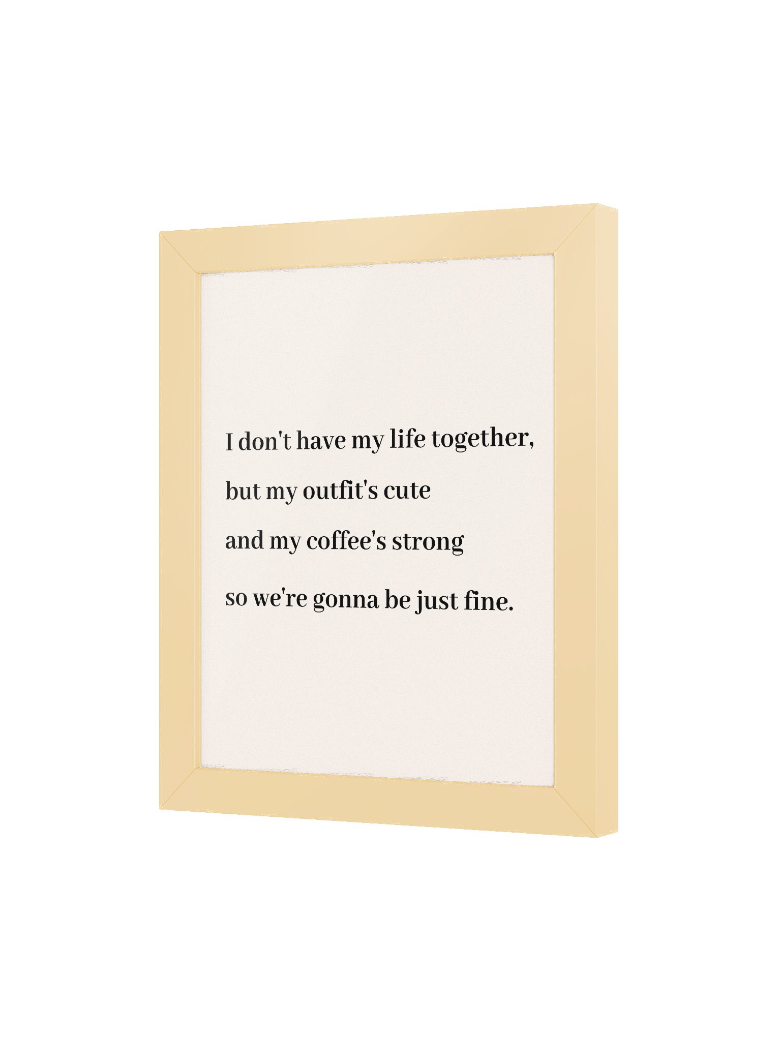 We're Fine wall art product image (7)