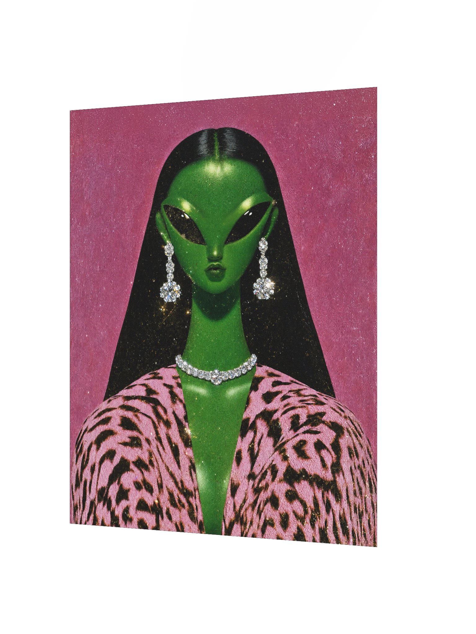 Sassy Alien Matte Paper Poster product image (2)