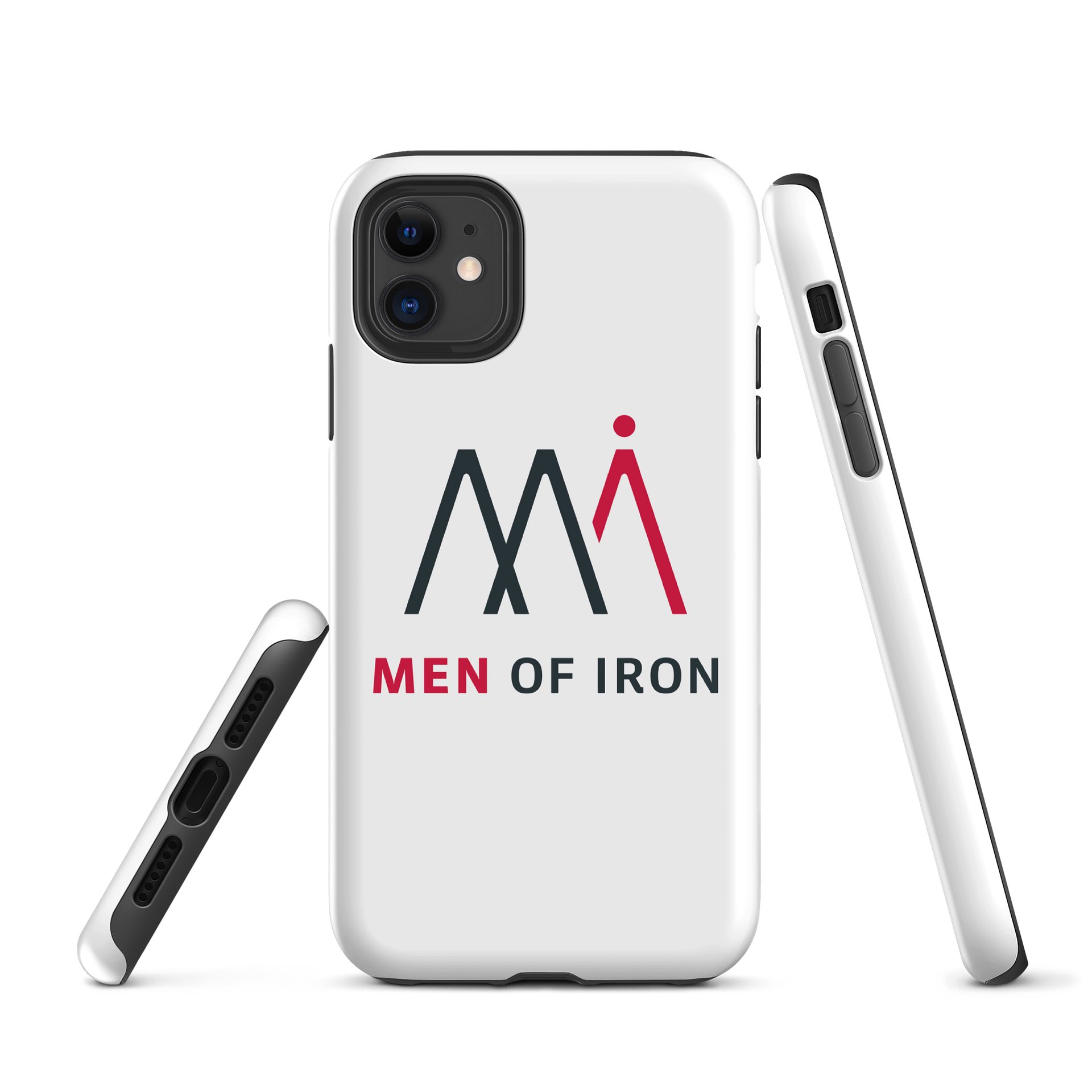 Men of Iron Abstract Monogram Tough iPhone Case product image (1)