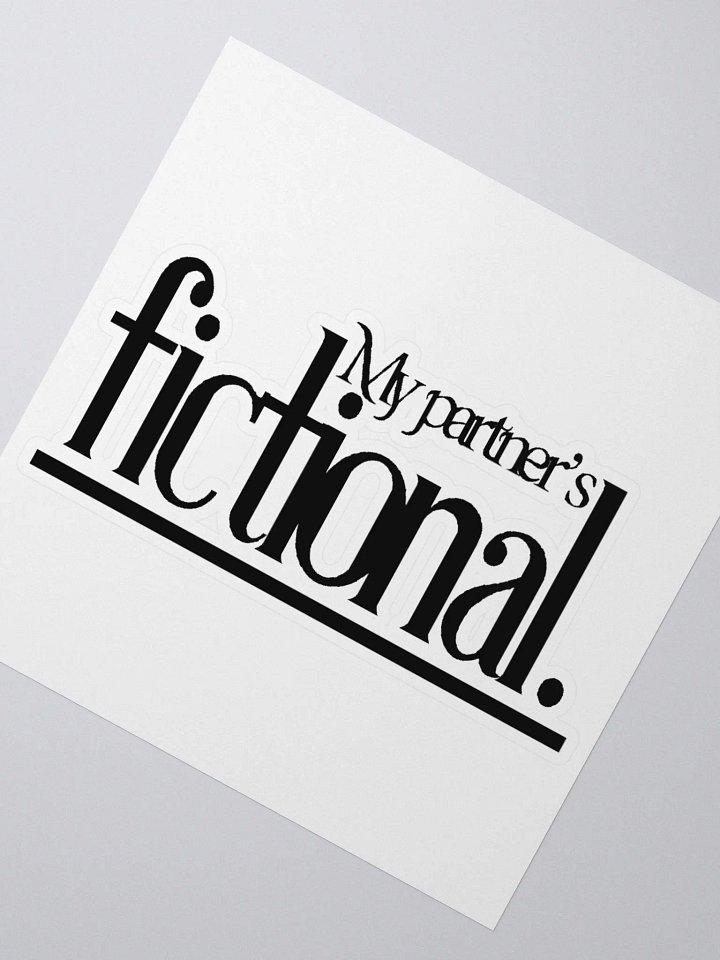 Sticker My Partner's Fictional product image (2)