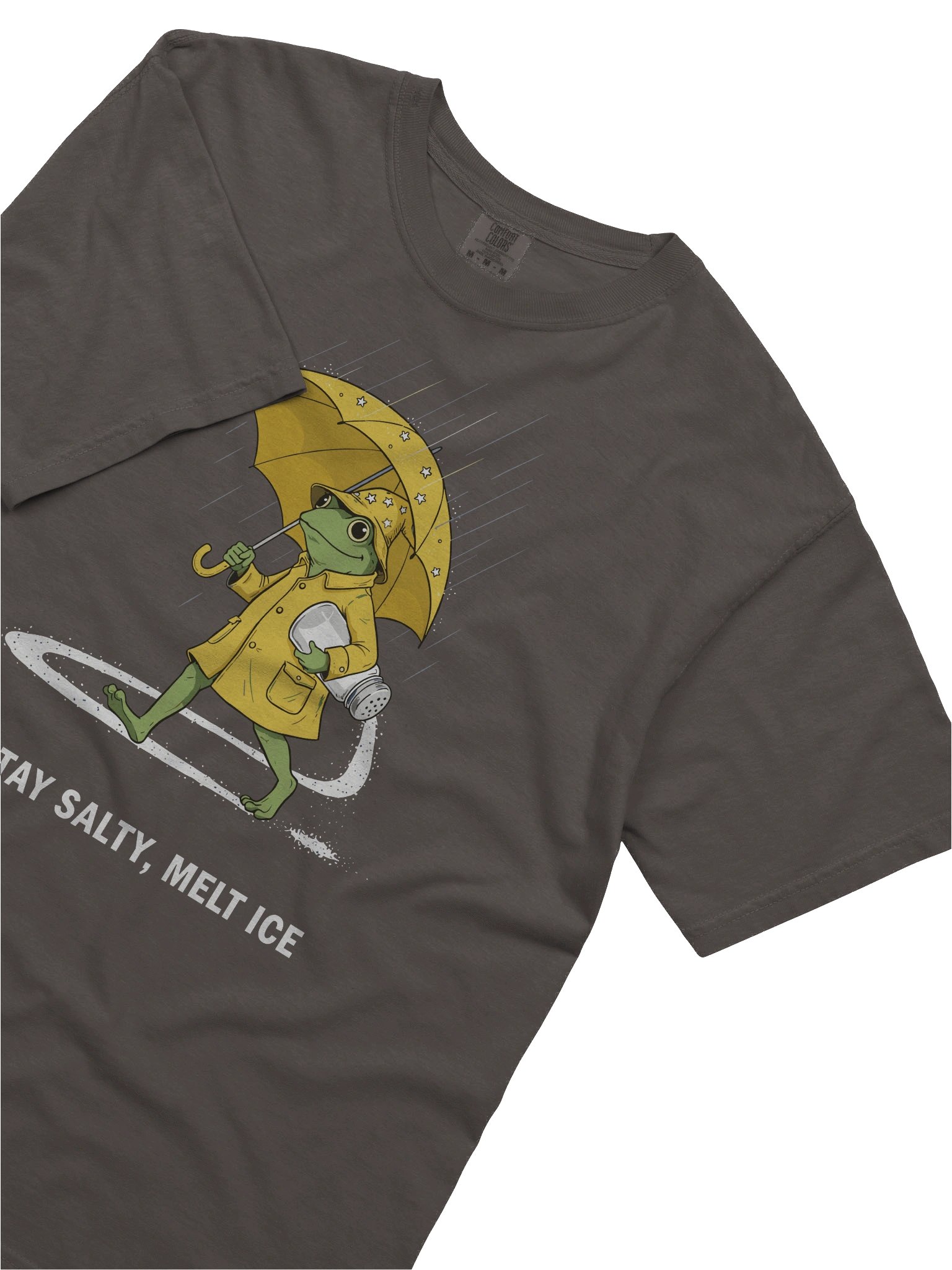 Salty Girl Parody Frog T-Shirt, Long Sleeve, Melt ICE, Anti ICE, Funny, Progressive Shirt product image (6)