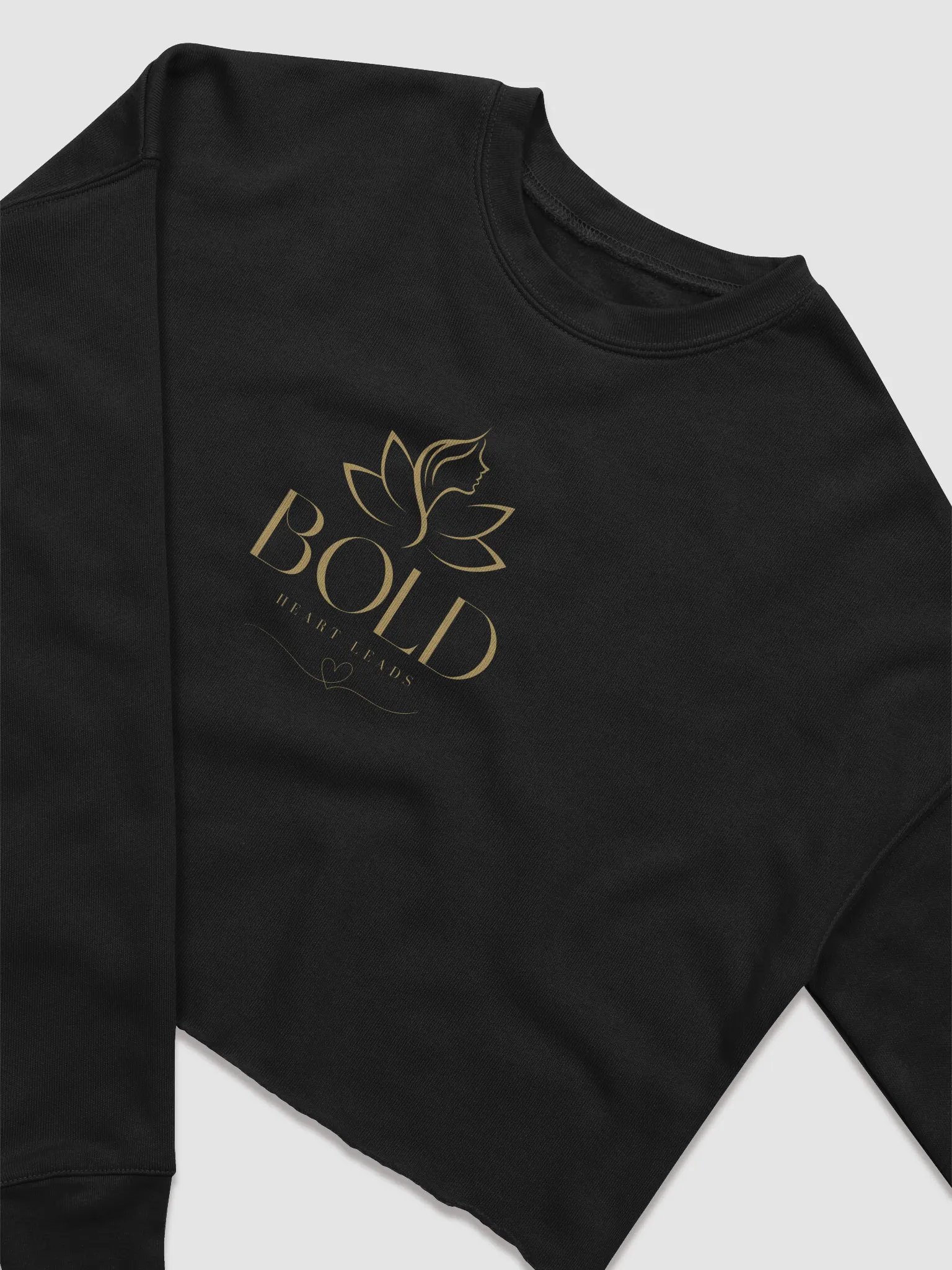 Women's Fleece Crop Sweatshirt BCFB0121 product image (6)