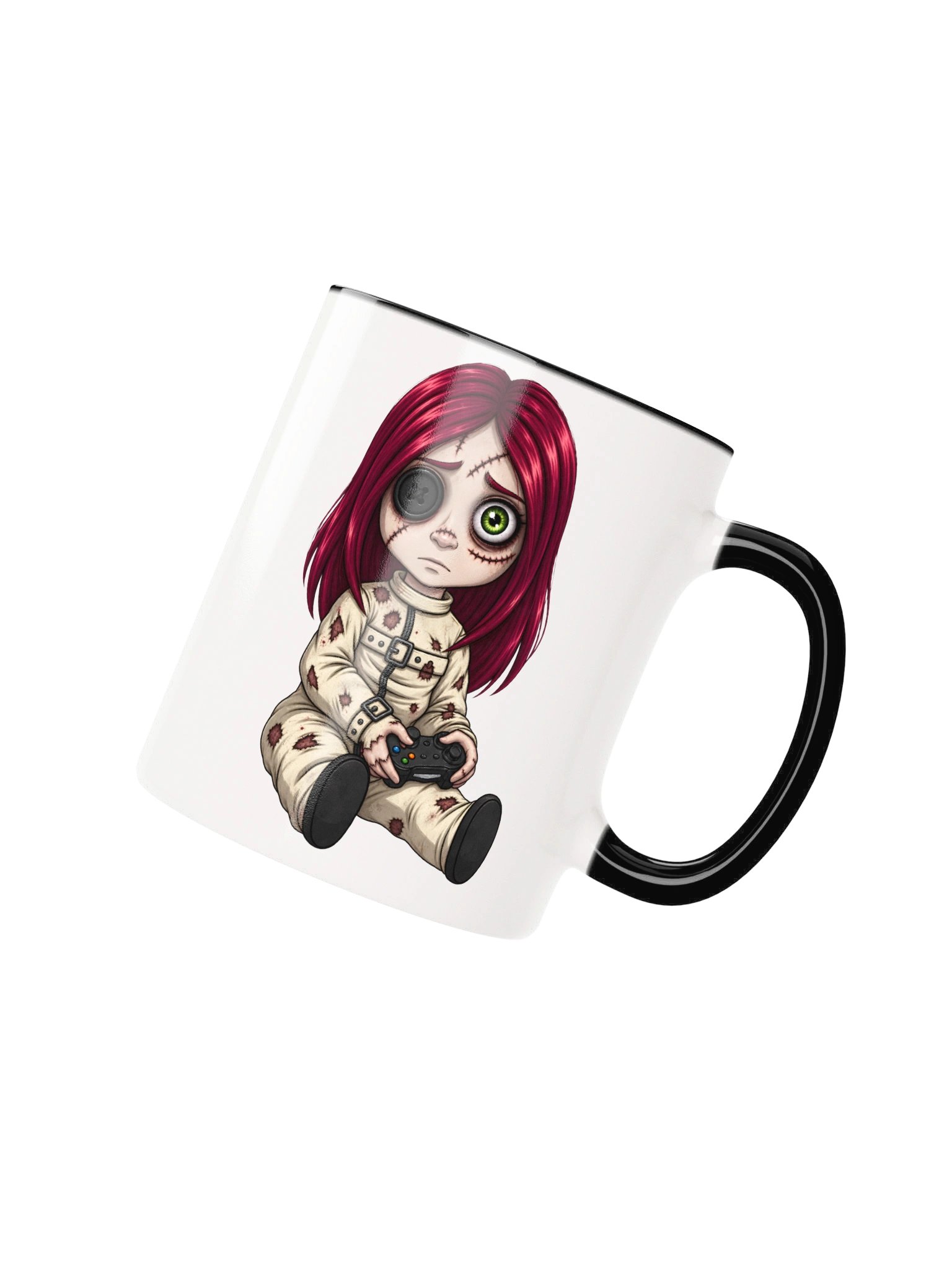 Creepy Gamer Doll – Ceramic Mug product image (22)
