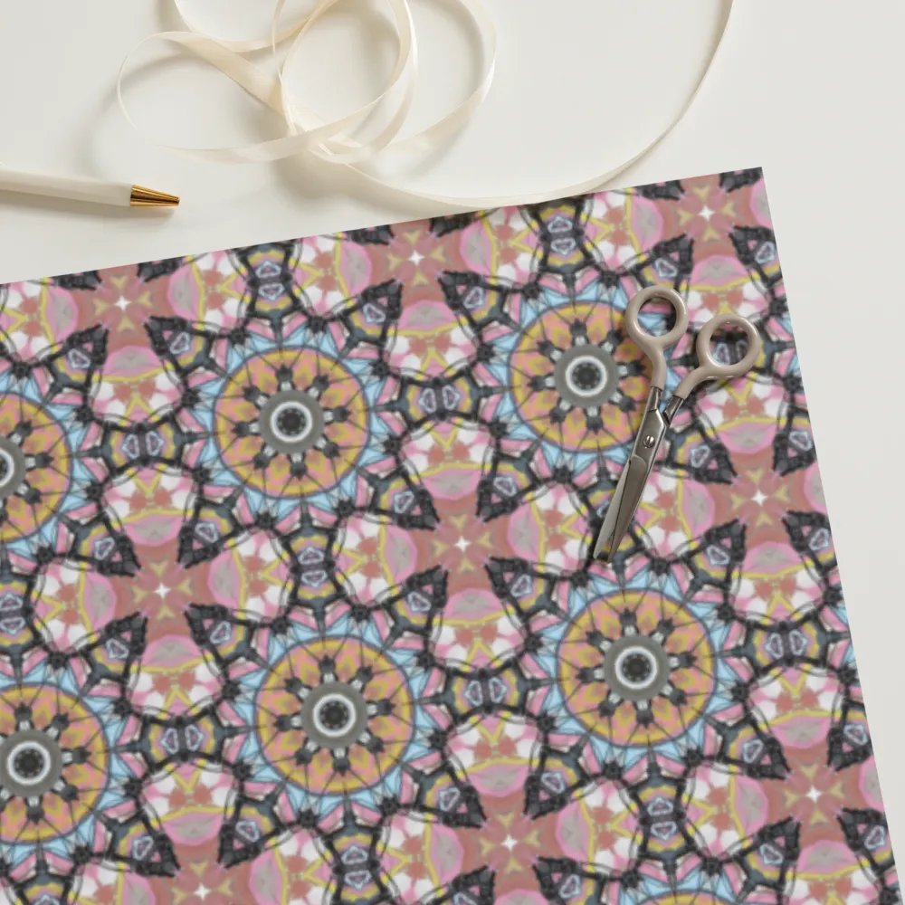 Bike Kaleidoscope Pattern WRAPPING PAPER product image (11)